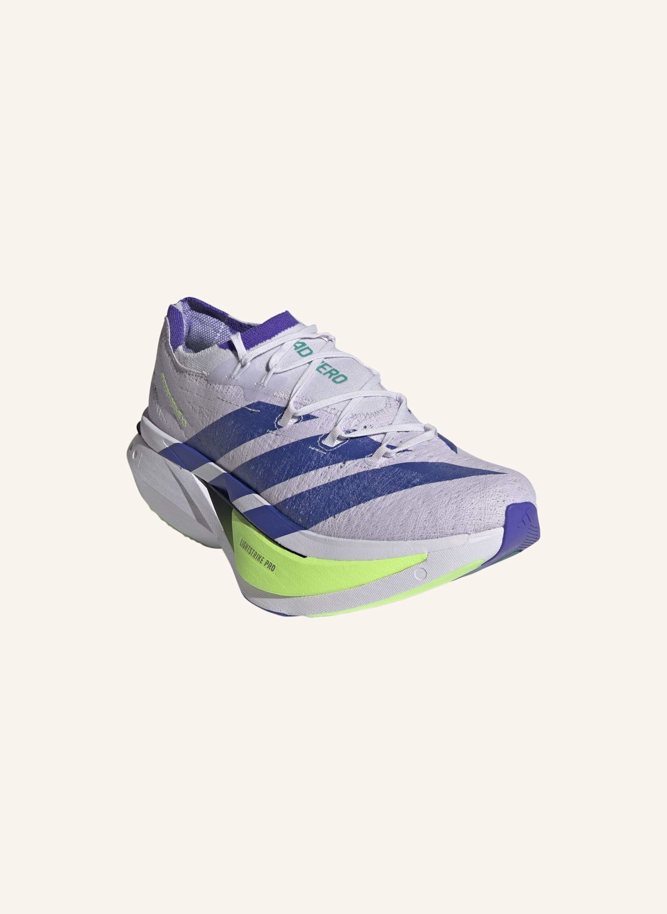 adidas Laufschuhe ADIZERO PRIME X3 STRUNG: GRÜN