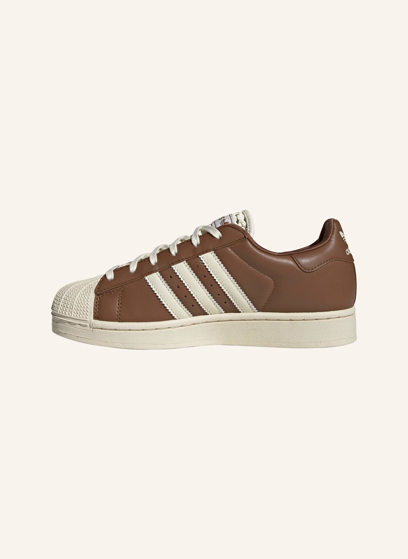 adidas Originals Sneaker SUPERSTAR II: BRAUN/ WEISS