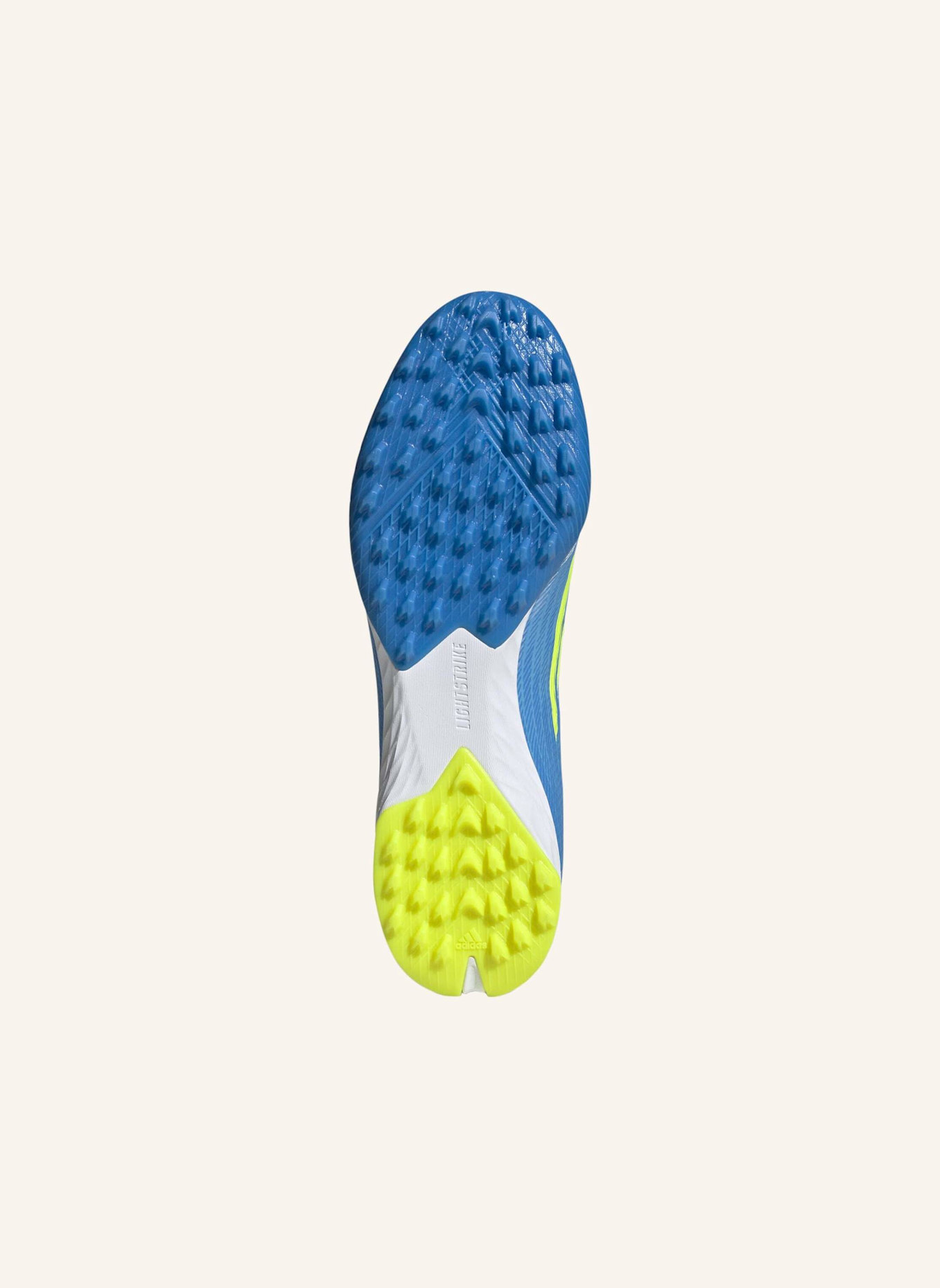 adidas F50 PRO TURF FUSSBALLSCHUH: BLAU/ GELB