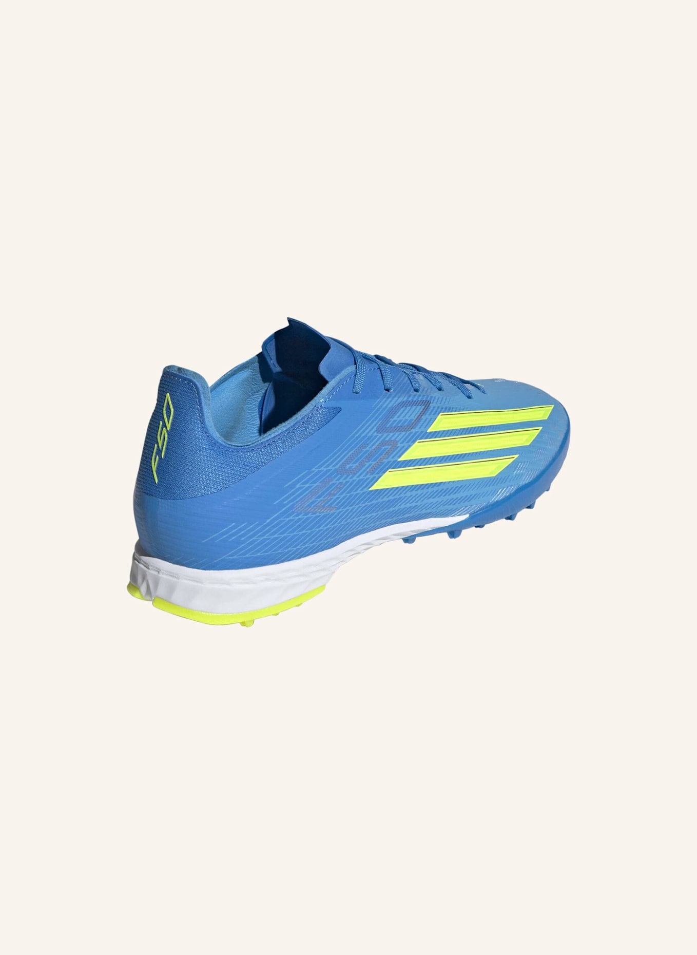 adidas F50 PRO TURF FUSSBALLSCHUH: BLAU/ GELB