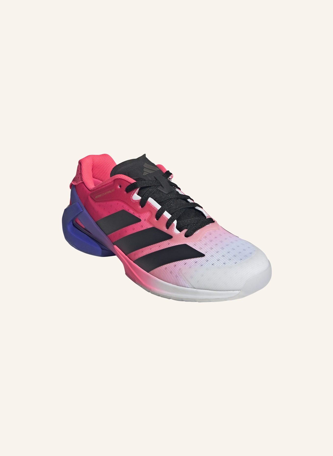 adidas Indoorschuhe ADIZERO COUNTERBLAST: GRAU/ SCHWARZ