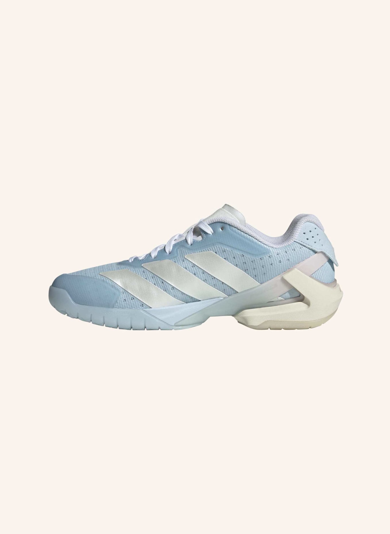 adidas ADIZERO COUNTERBLAST HALLENSCHUH: BLAU/ WEISS