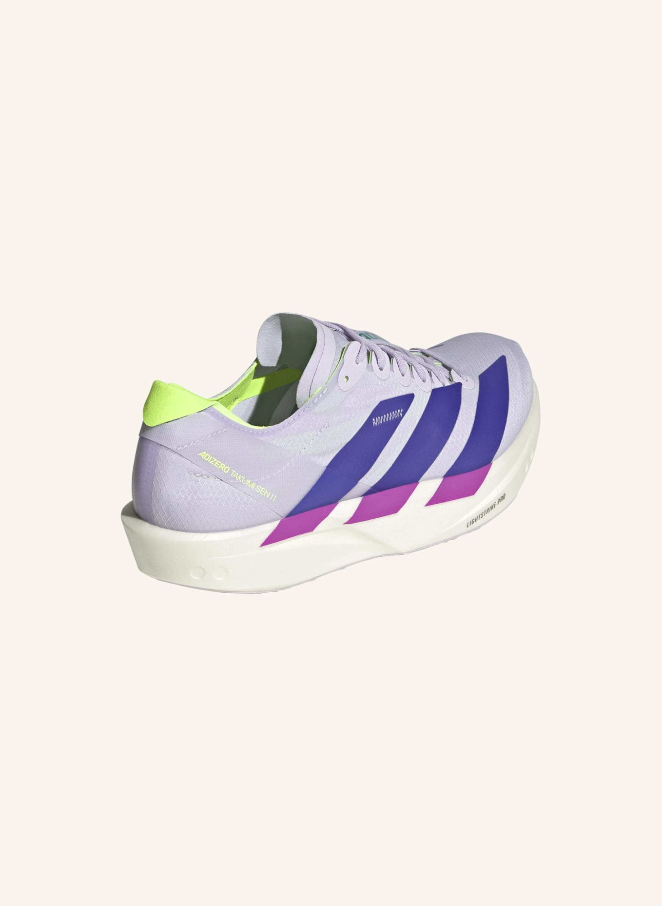 adidas Laufschuhe ADIZERO TAKUMI SEN 11: LILA/ GRÜN