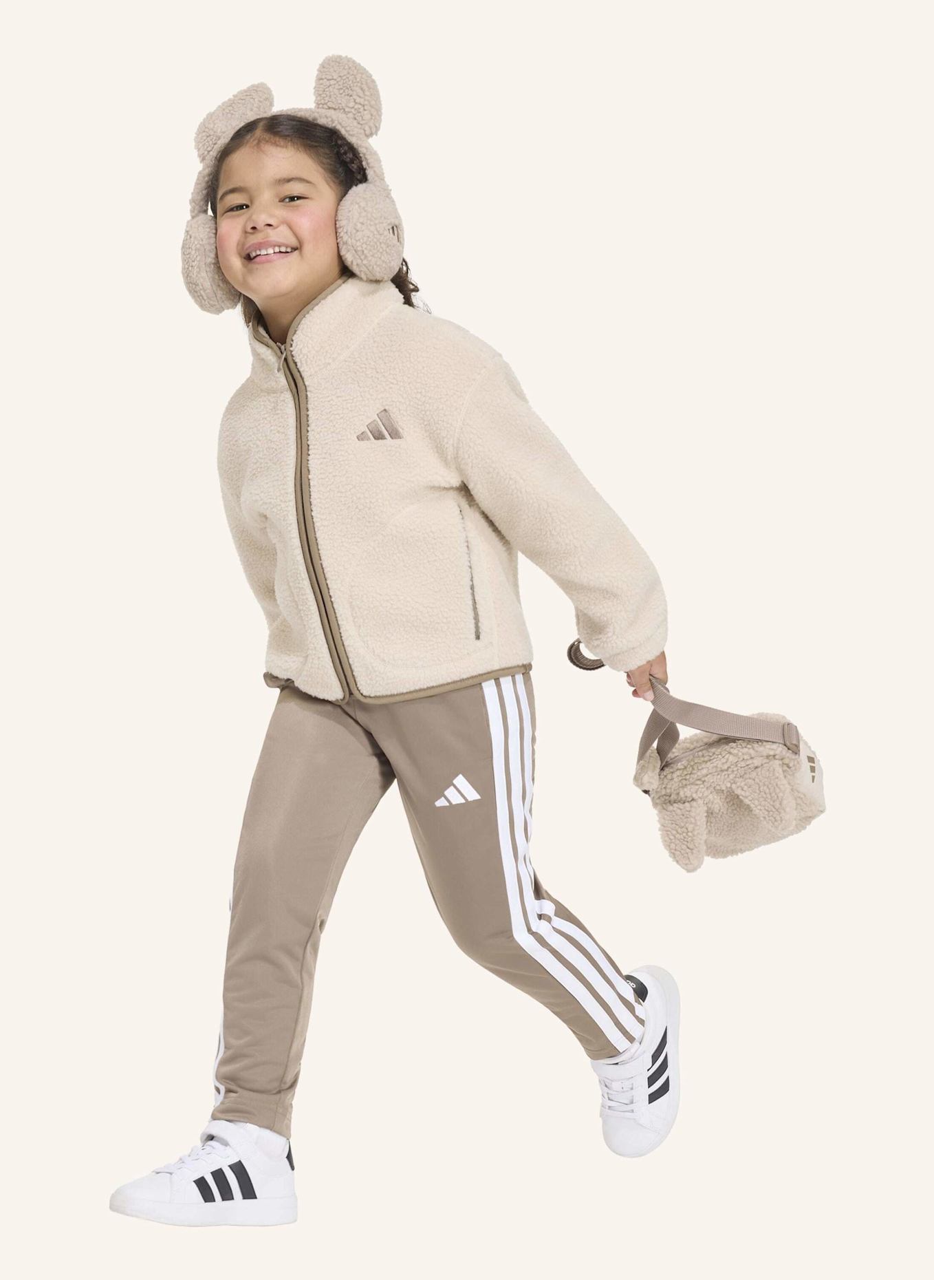 adidas ALPAKA SHERPA JACKE: BEIGE