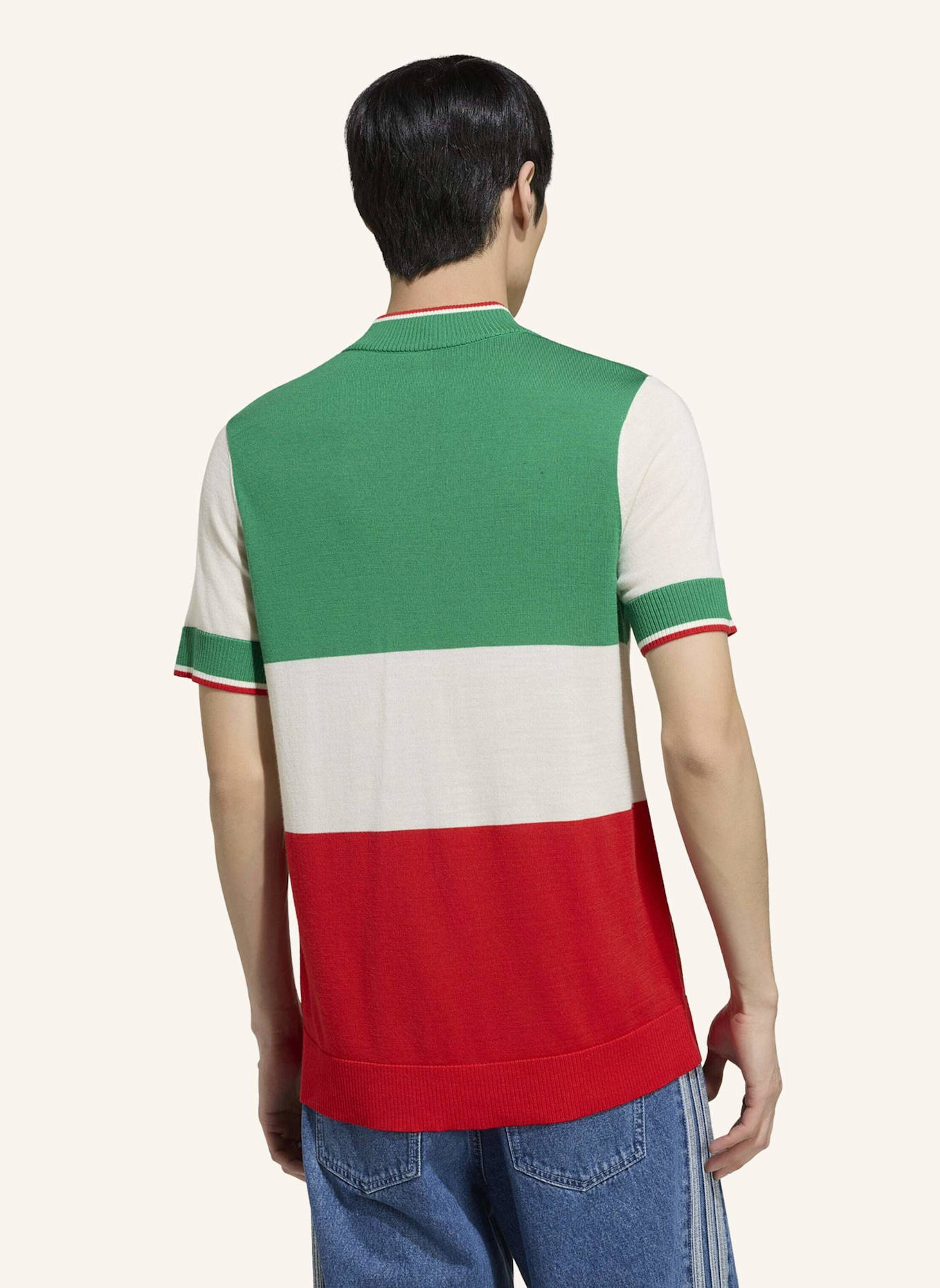 adidas MERCEDES - AMG PETRONAS FORMULA 1 TEAM IMOLA MERINO OBERTEIL ITALIEN: WEISS/ ROT