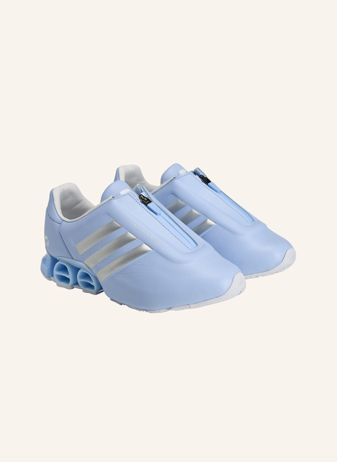 adidas Originals MEGARIDE S2 MIAOU SCHUH: BLAU/ SILBER/ WEISS