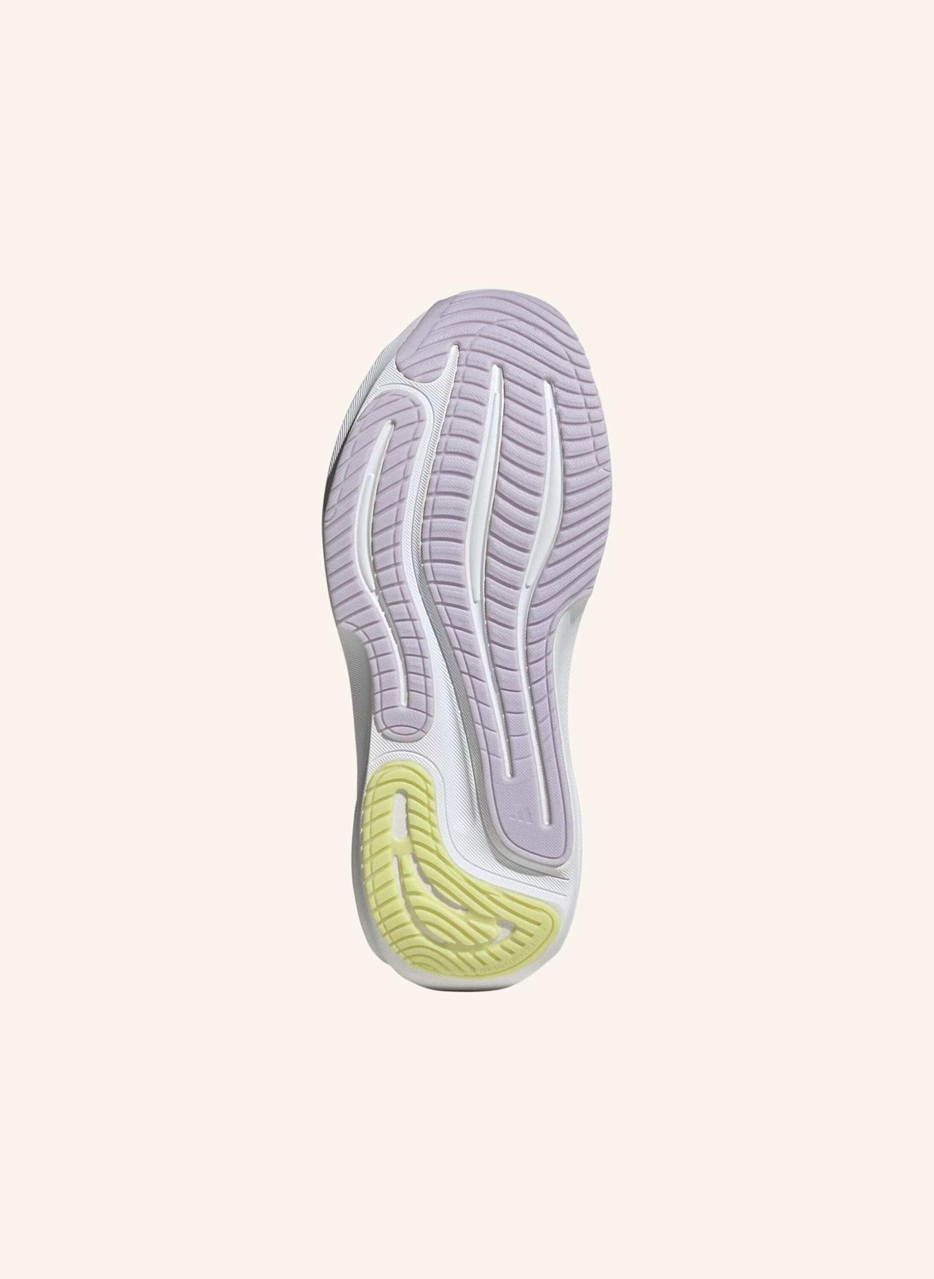 adidas SUPERNOVA RISE 3 ADAPTIVE LAUFSCHUH: WEISS/ SILBER/ LILA