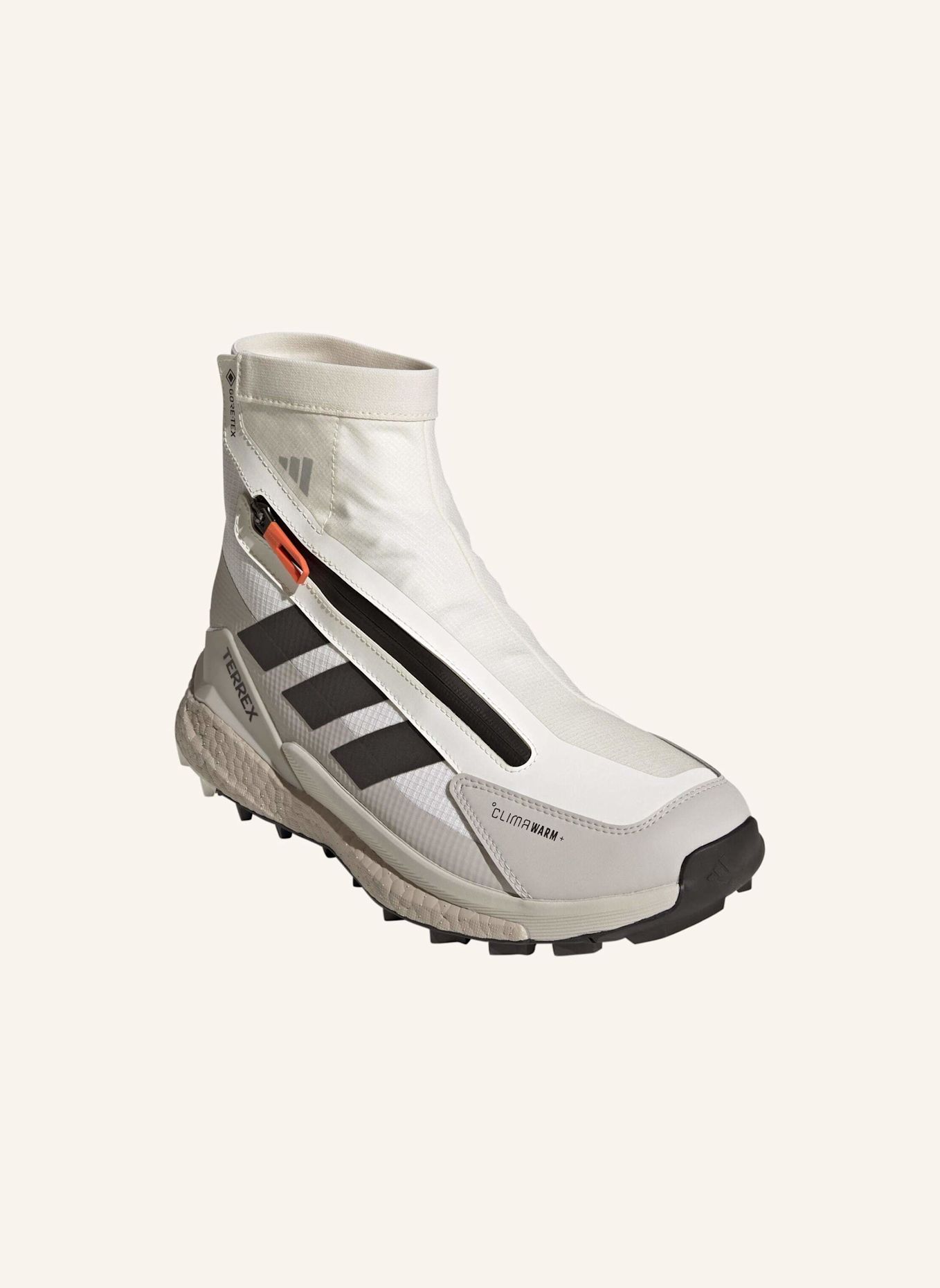 adidas TERREX TERREX FREE HIKER 2 GTX CLIMAWARM+ WANDERSCHUH: GRAU / SCHWARZ