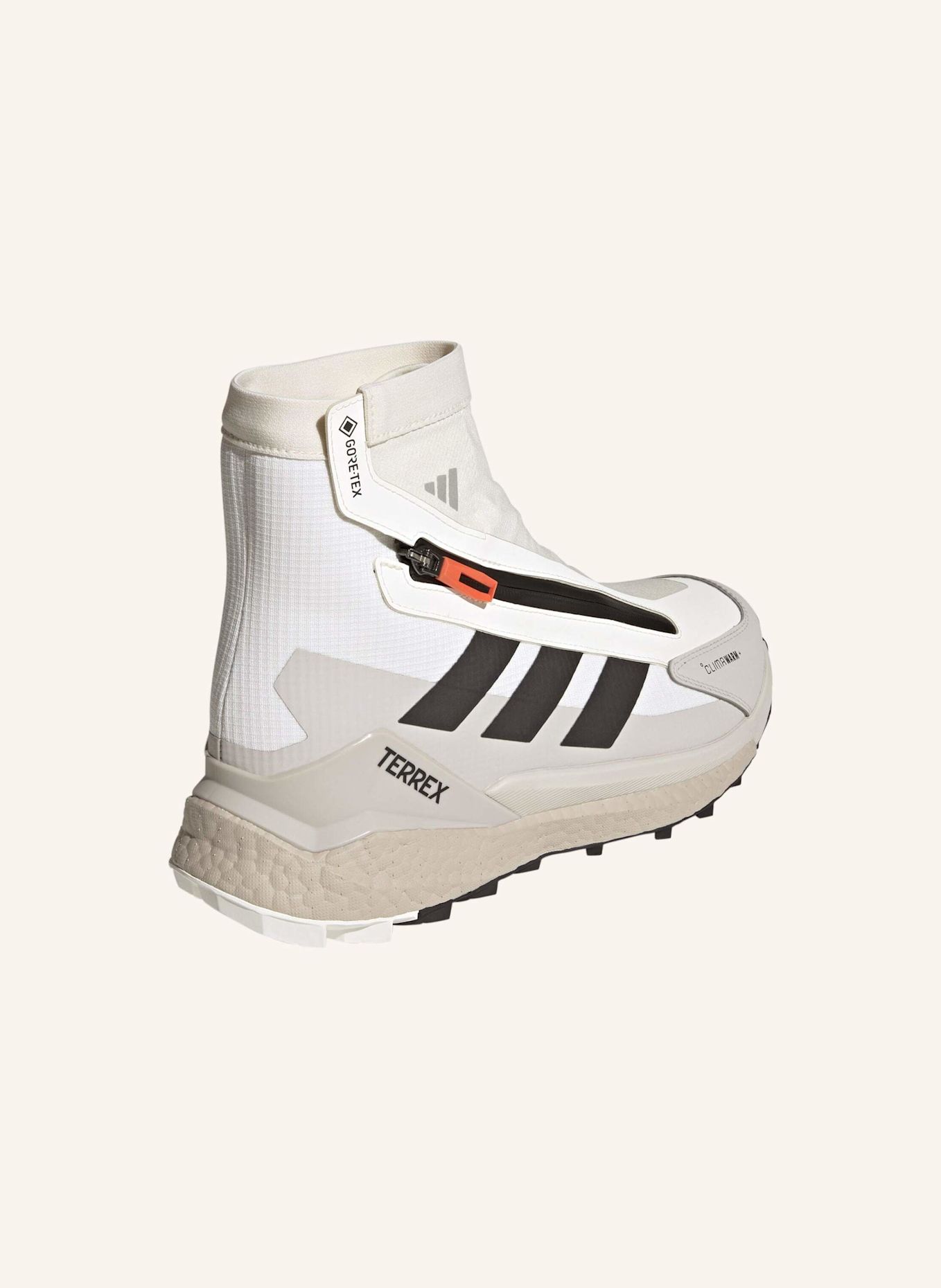 adidas TERREX TERREX FREE HIKER 2 GTX CLIMAWARM+ WANDERSCHUH: GRAU / SCHWARZ