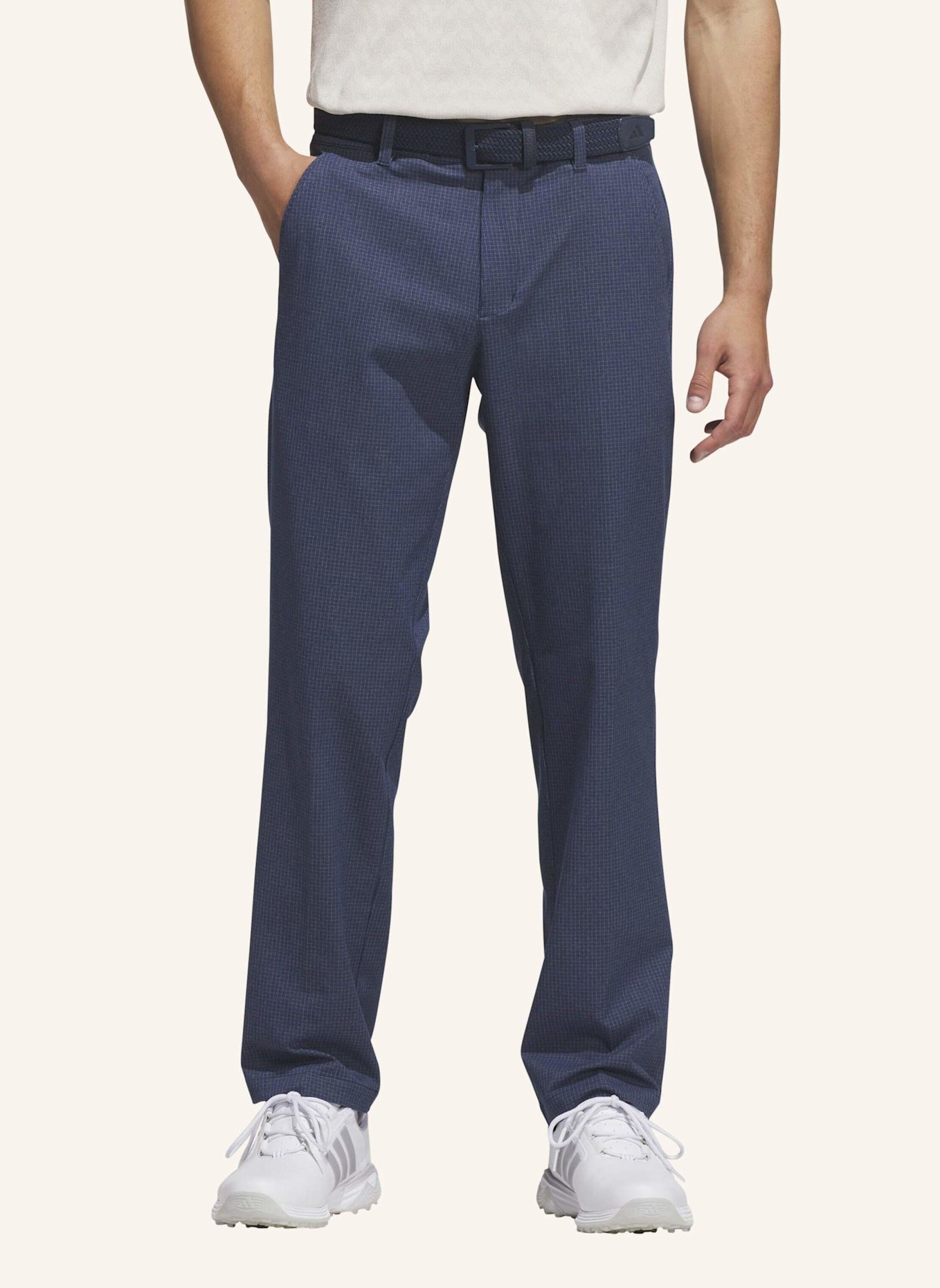 adidas ULTIMATE365+ TWISTWEAVE GRID HOSE, REGULÄR GERADE GESCHNITTEN: BLAU