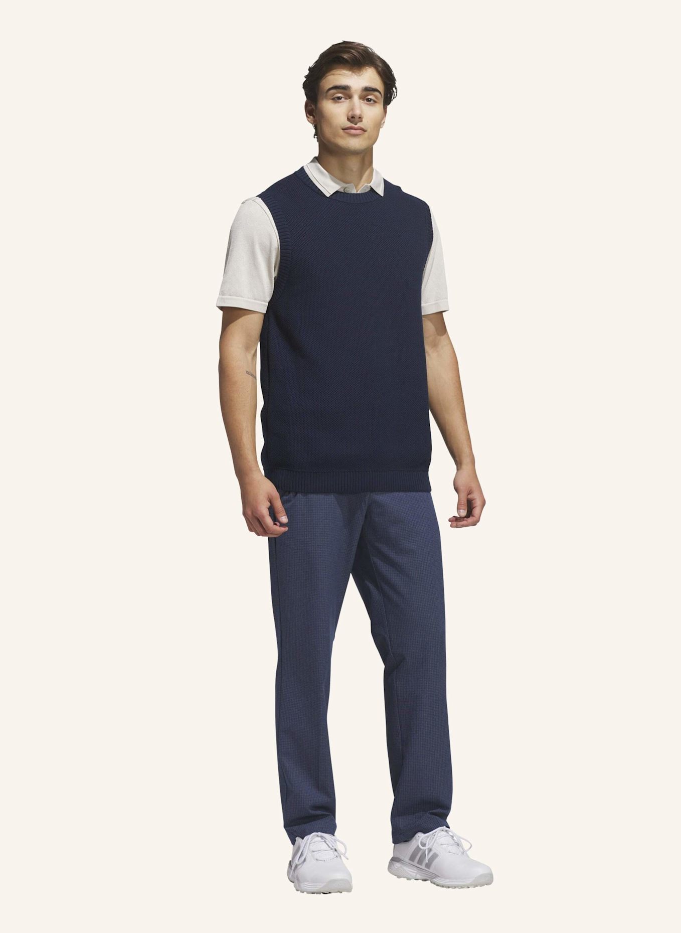 adidas ULTIMATE365+ TWISTWEAVE GRID HOSE, REGULÄR GERADE GESCHNITTEN: BLAU