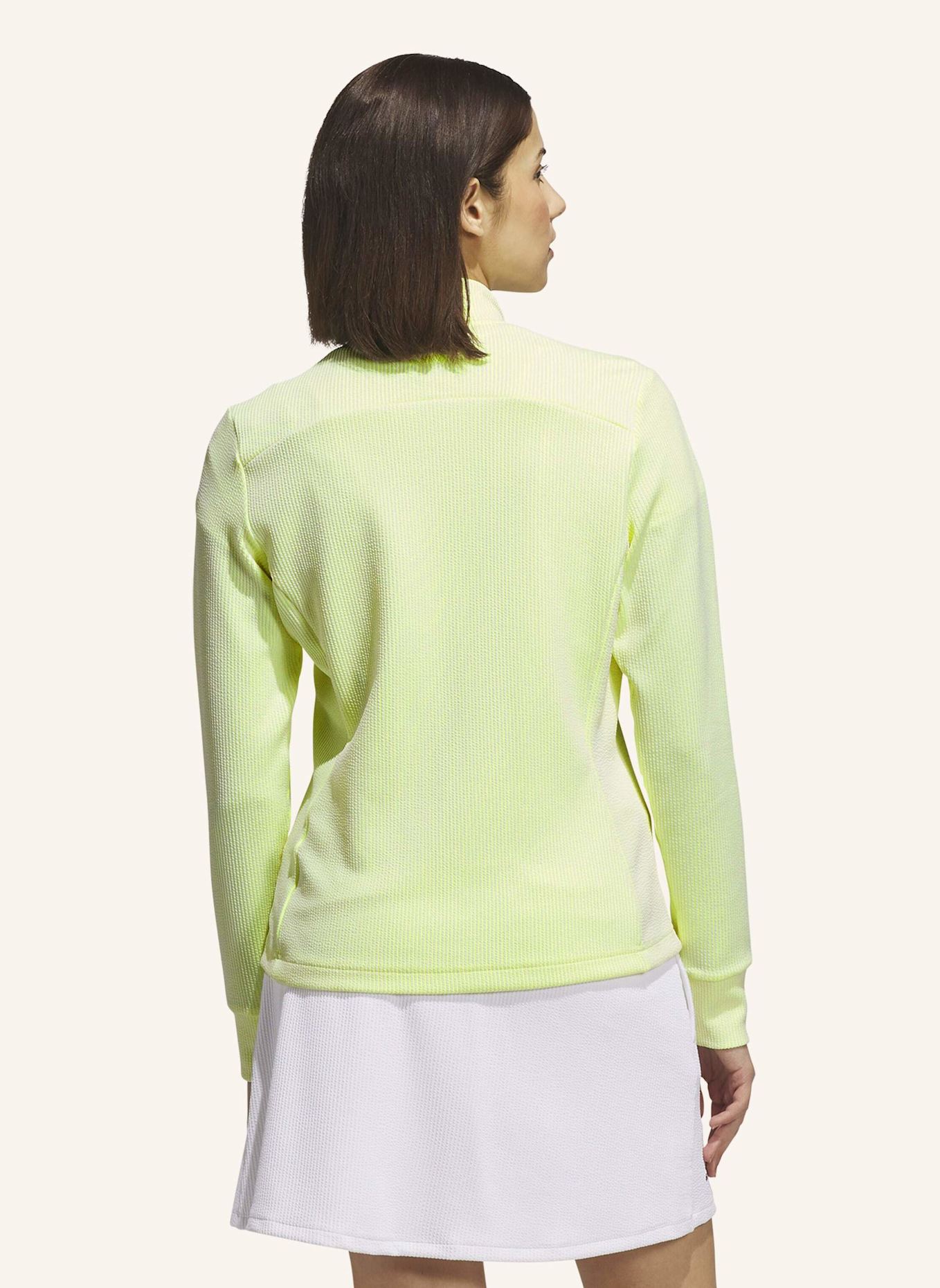 adidas PERFORMANCE TEXTURE FULL ZIP JACKE: GELB