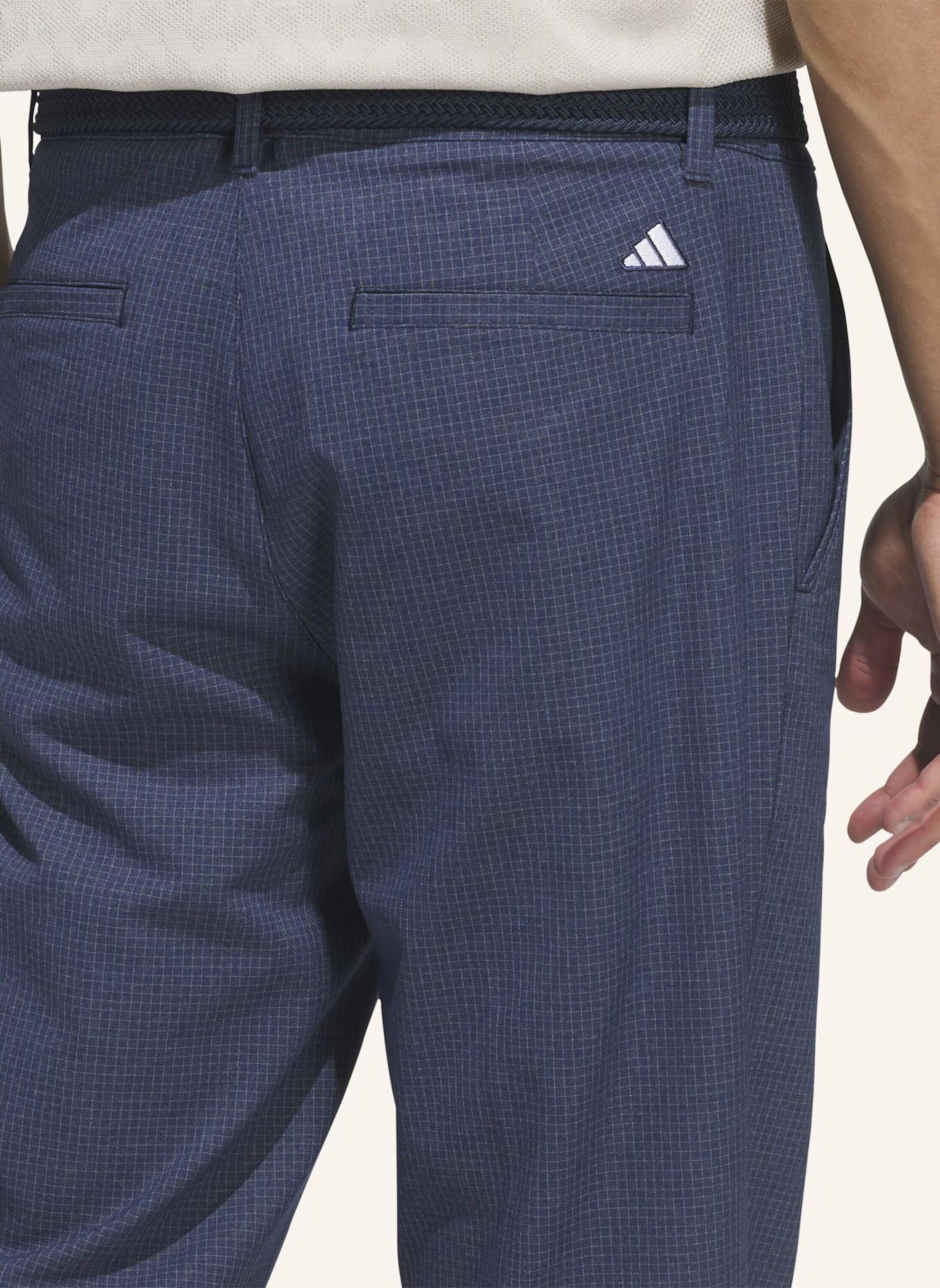 adidas ULTIMATE365+ TWISTWEAVE GRID HOSE, REGULÄR GERADE GESCHNITTEN: BLAU