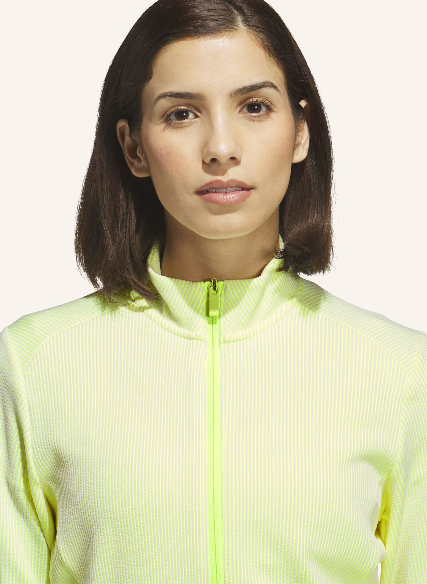 adidas PERFORMANCE TEXTURE FULL ZIP JACKE: GELB