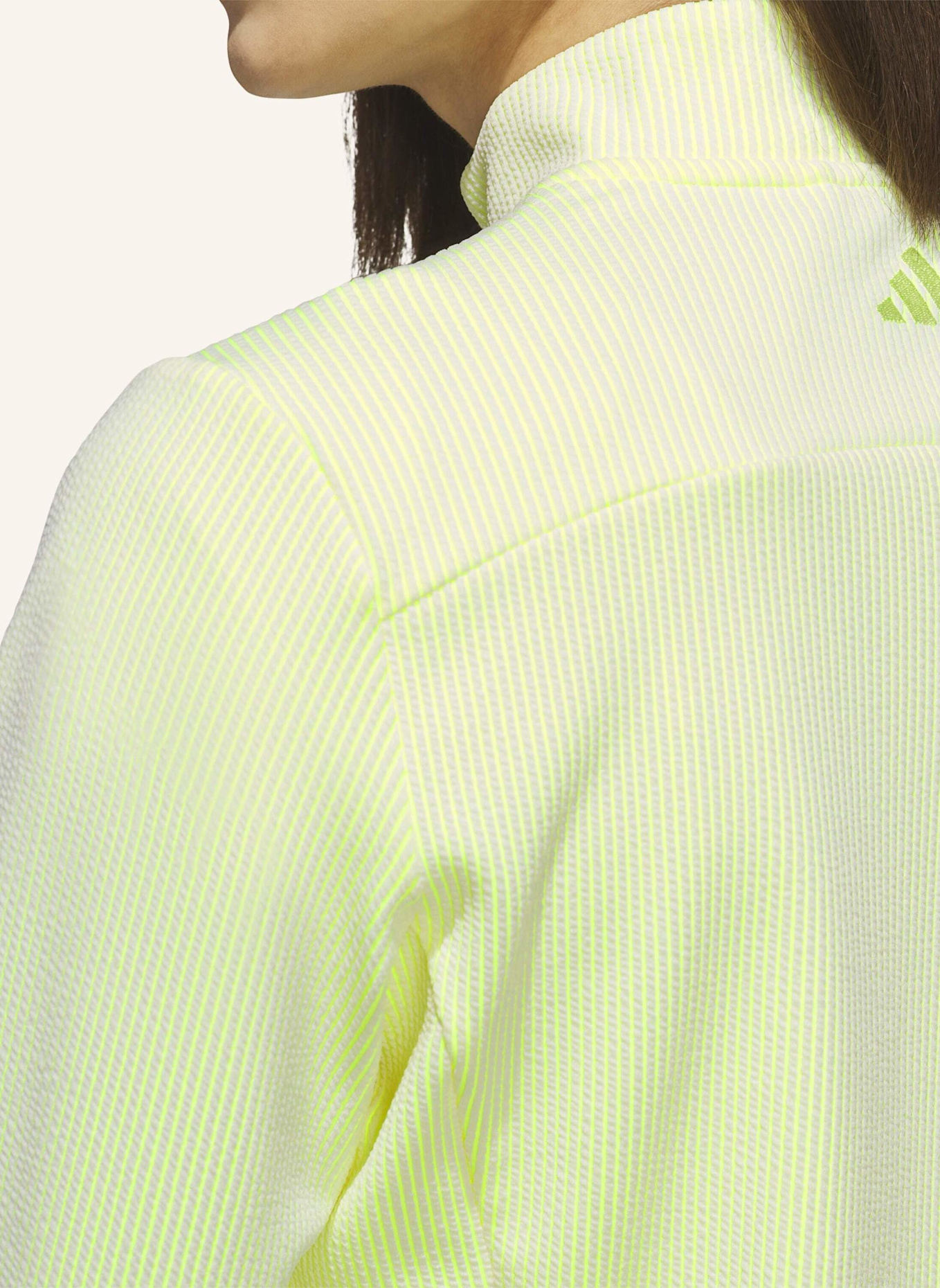 adidas PERFORMANCE TEXTURE FULL ZIP JACKE: GELB
