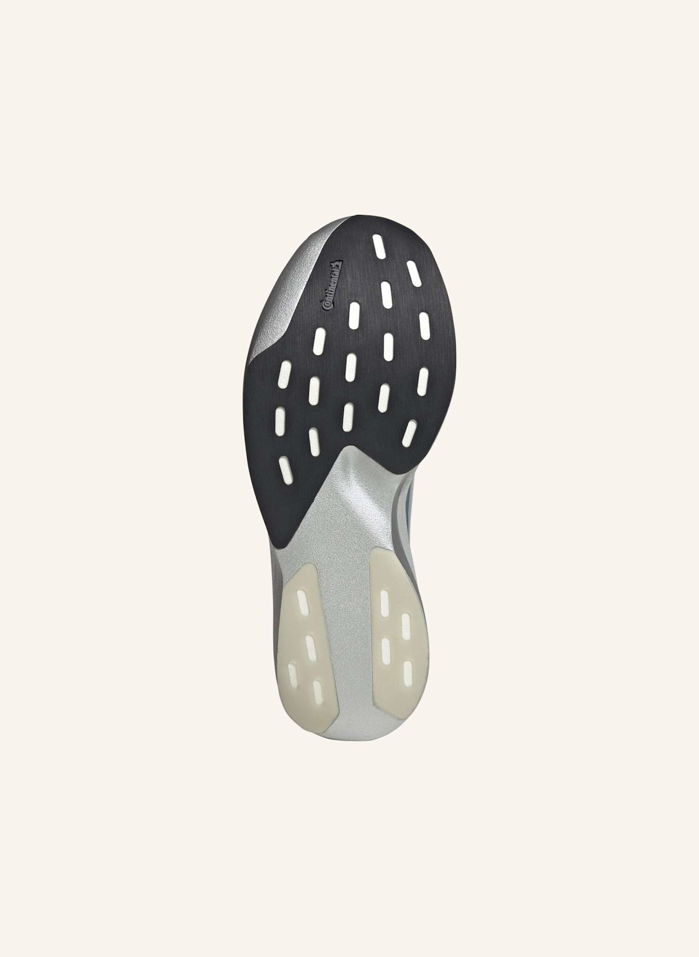 adidas ADIZERO EVO SL ZIP SCHUH: SILBER/ SCHWARZ/ GRAU