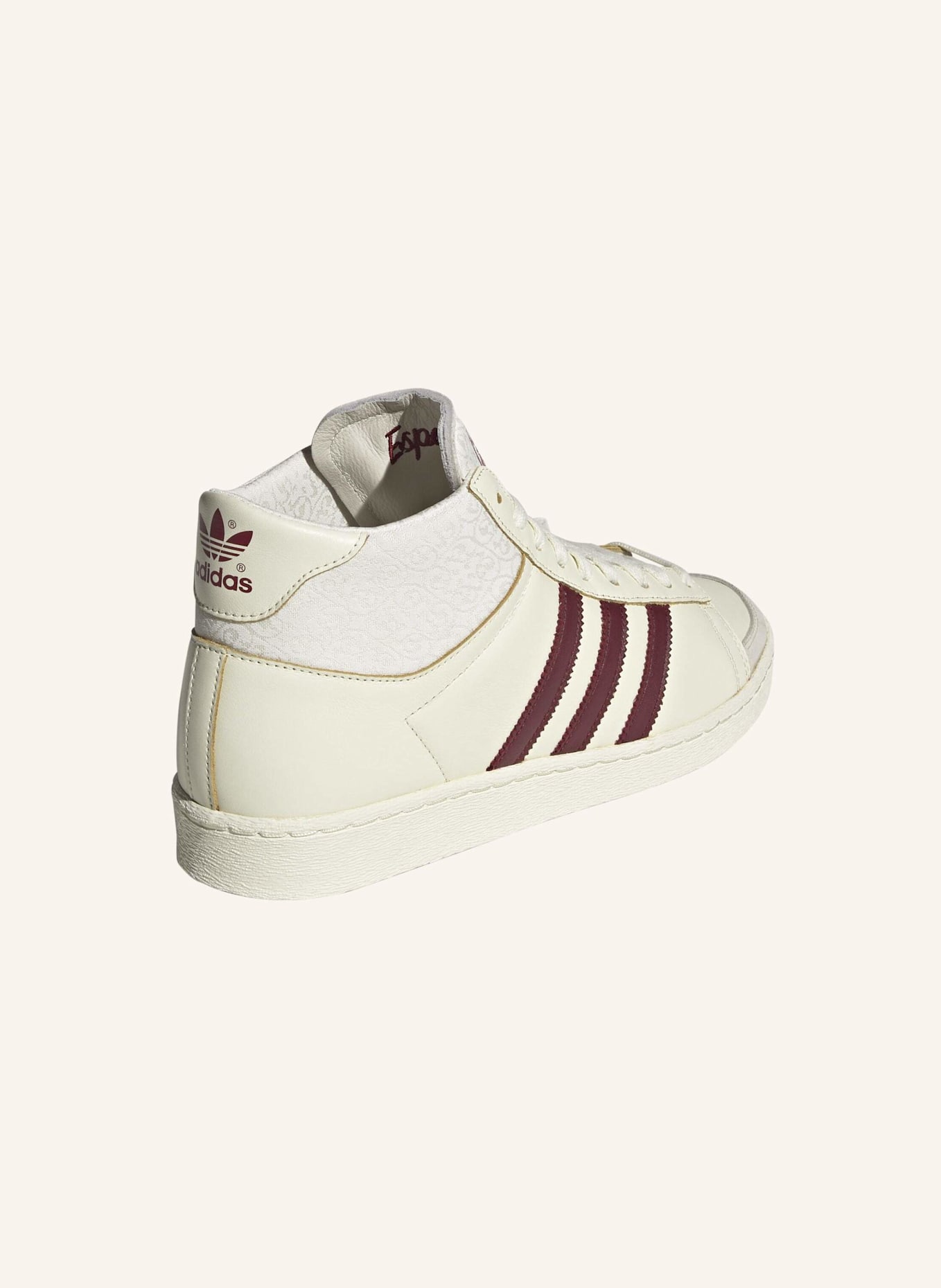 adidas Originals JABBAR SCHUH: WEISS/ BEIGE