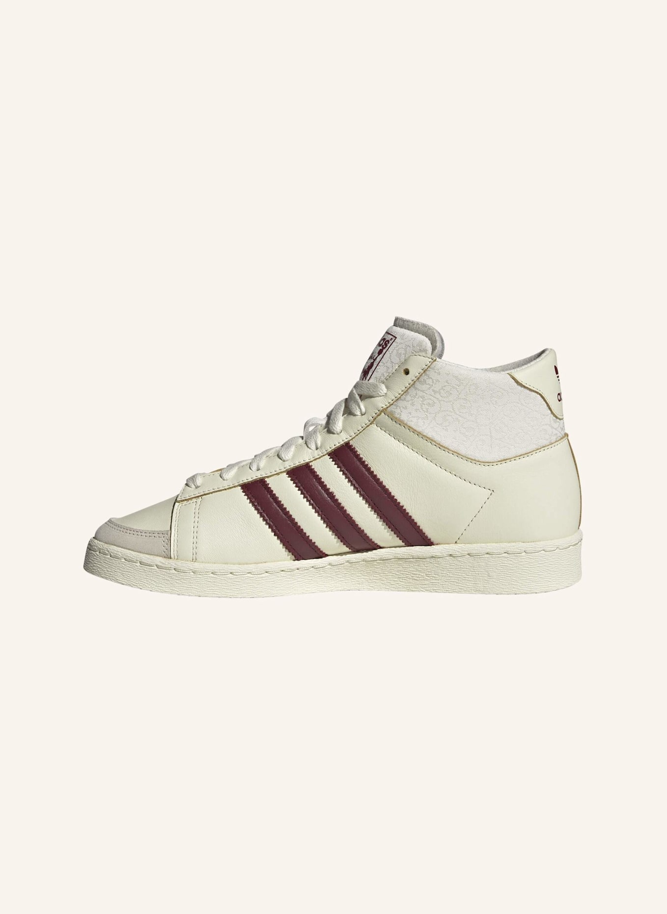 adidas Originals JABBAR SCHUH: WEISS/ BEIGE