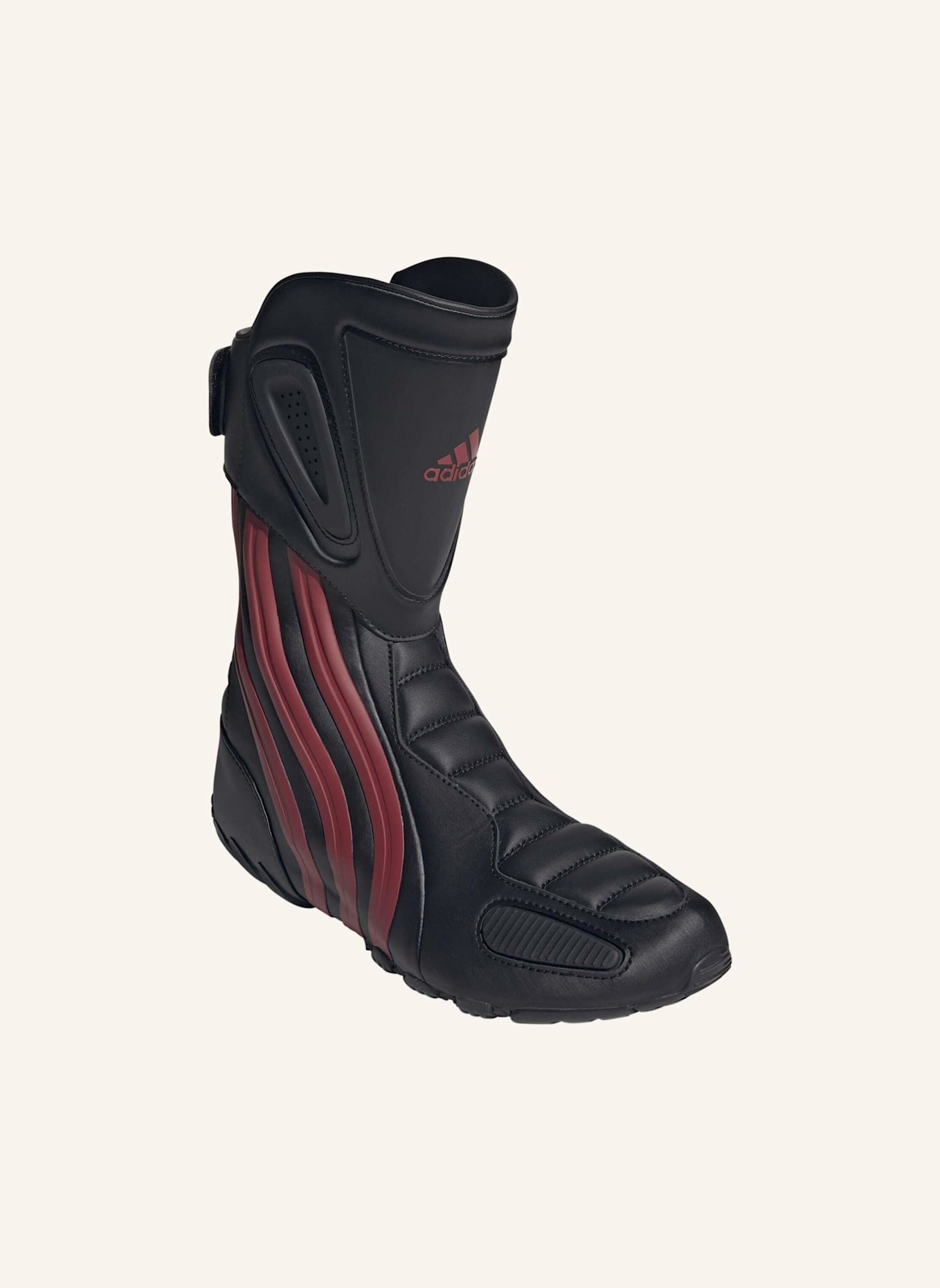 adidas Originals GHOST MOTO MID SCHUH: SCHWARZ/ ROT