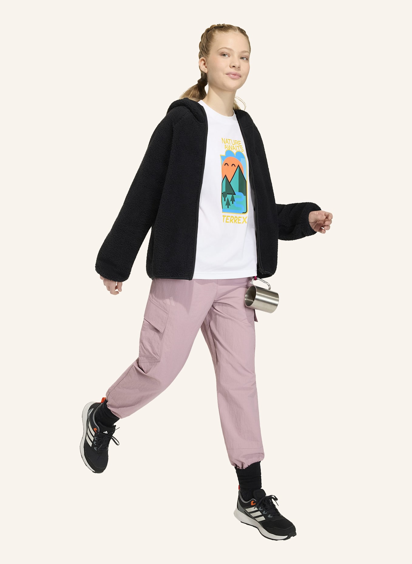 adidas TERREX TERREX KIDS XPLORIC CLIMA365 KIDS CARGOHOSE: LILA