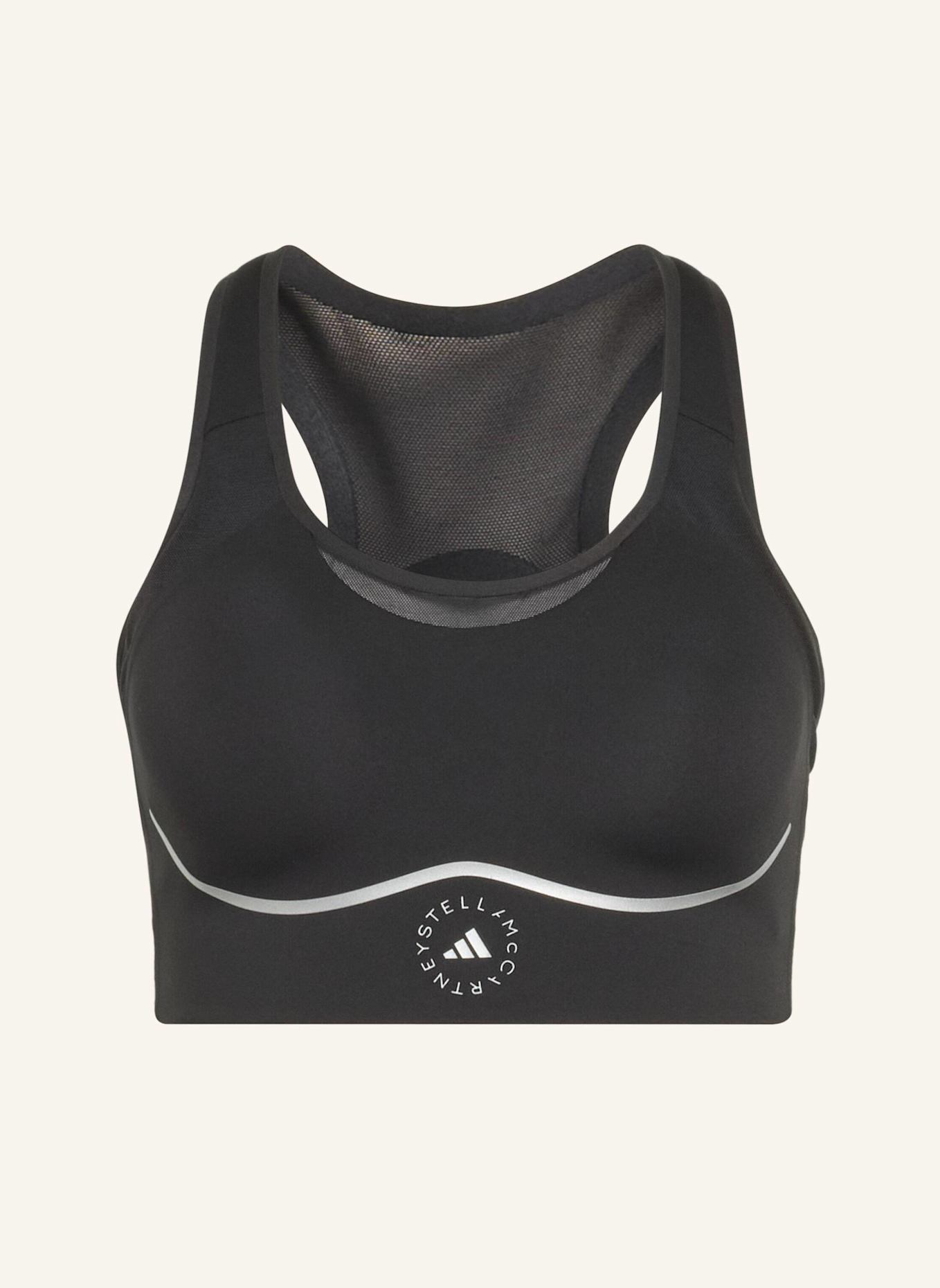 adidas by Stella McCartney ADIDAS BY STELLA MCCARTNEY RUNNING HIGH SUPPORT SPORT-BH: SCHWARZ