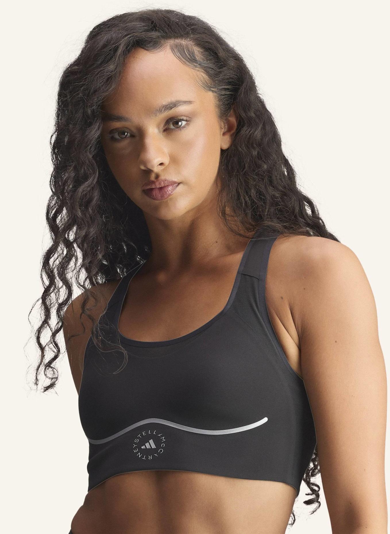 adidas by Stella McCartney ADIDAS BY STELLA MCCARTNEY RUNNING HIGH SUPPORT SPORT-BH: SCHWARZ