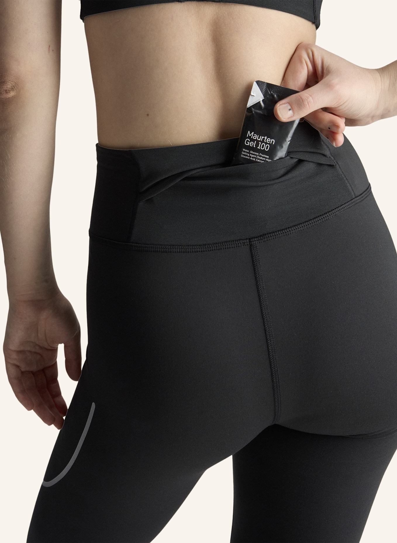 adidas by Stella McCartney ADIDAS BY STELLA MCCARTNEY RUNNING LEGGINGS: SCHWARZ