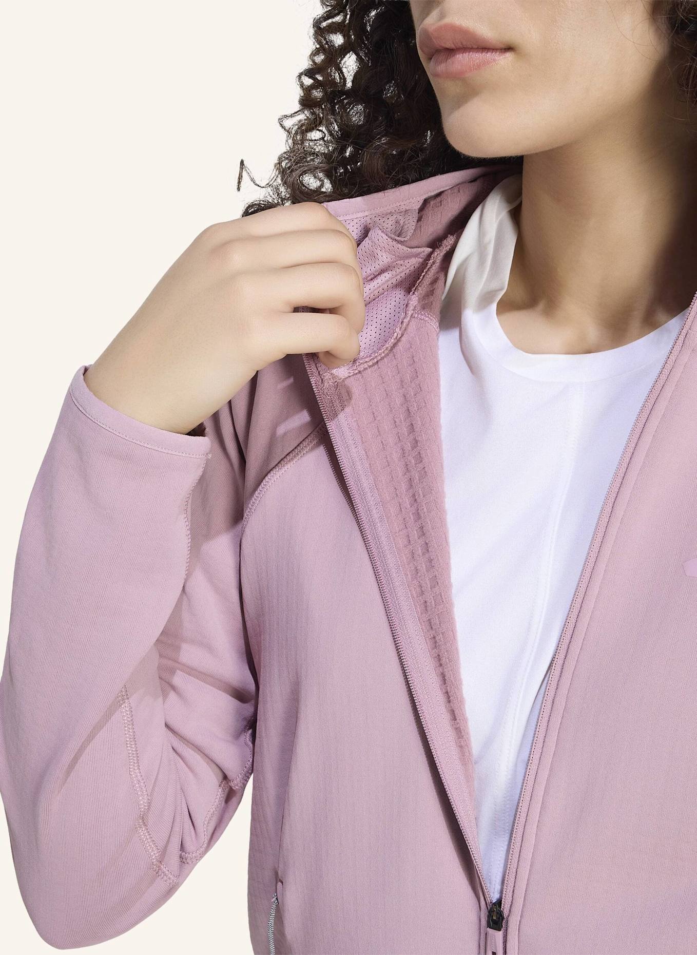 adidas TERREX TERREX XPERIOR CLIMAWARM+ VENTKNIT FLEECE-KAPUZENJACKE: LILA