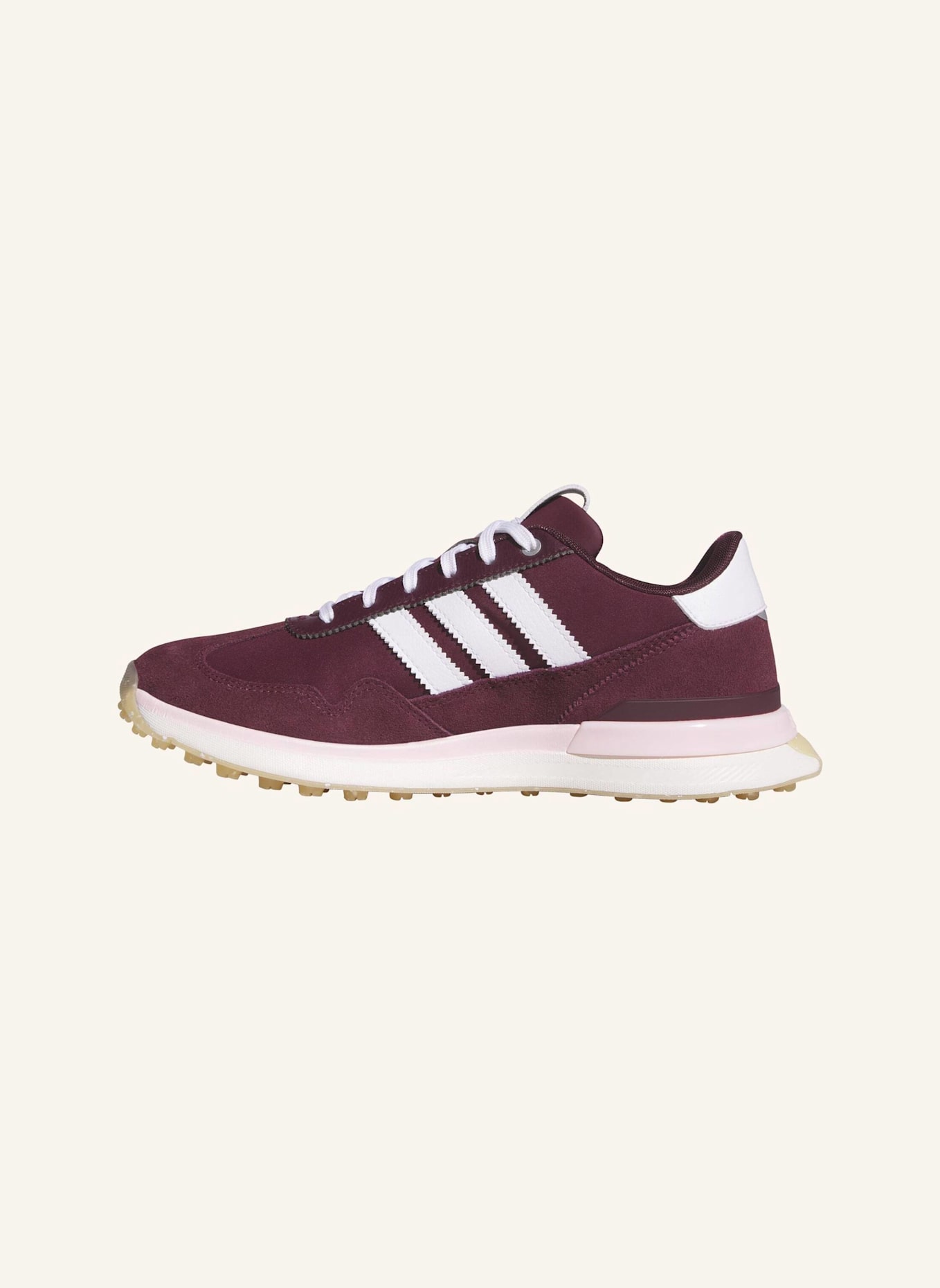 adidas S2G 26 TEXTILE SPIKELESS GOLFSCHUH: ROT/ WEISS/ ROSA
