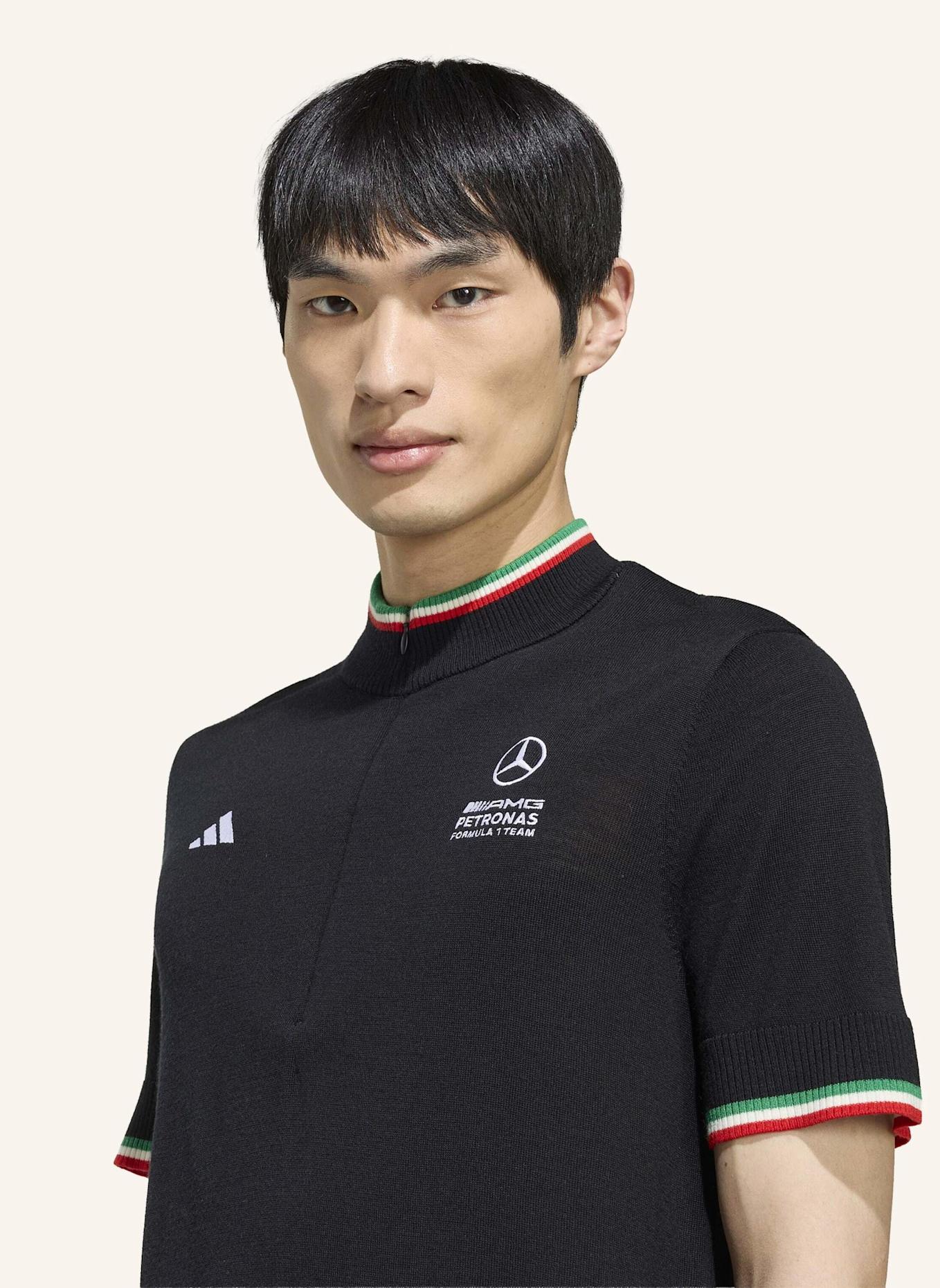adidas MERCEDES-AMG PETRONAS FORMULA 1 TEAM IMOLA TOP TEAM T-SHIRT, MERINO: SCHWARZ