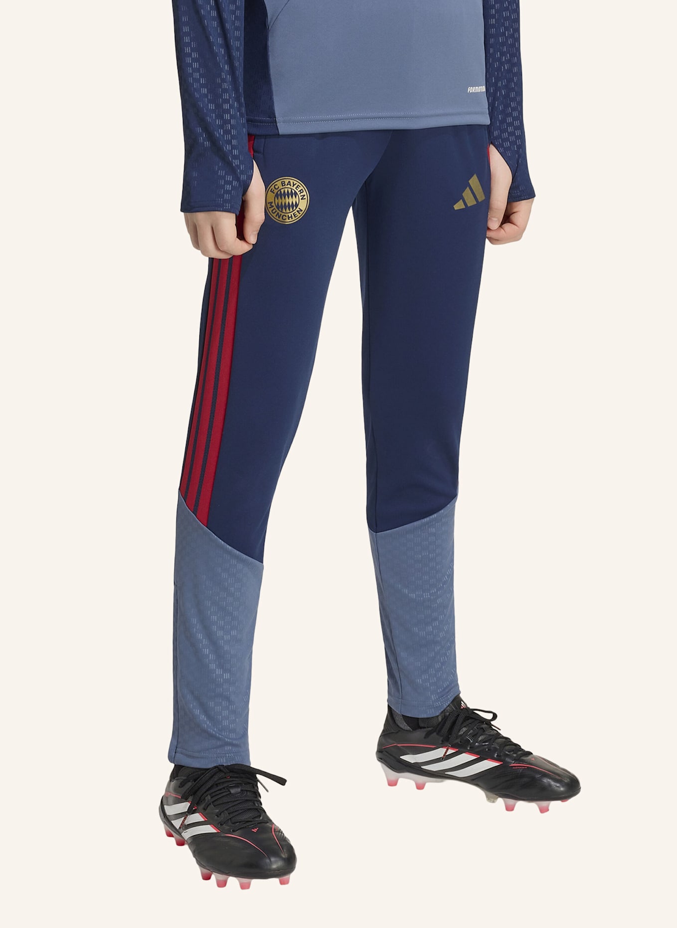 adidas FC BAYERN MÜNCHEN 26/27 KIDS TRAININGSHOSE: BLAU