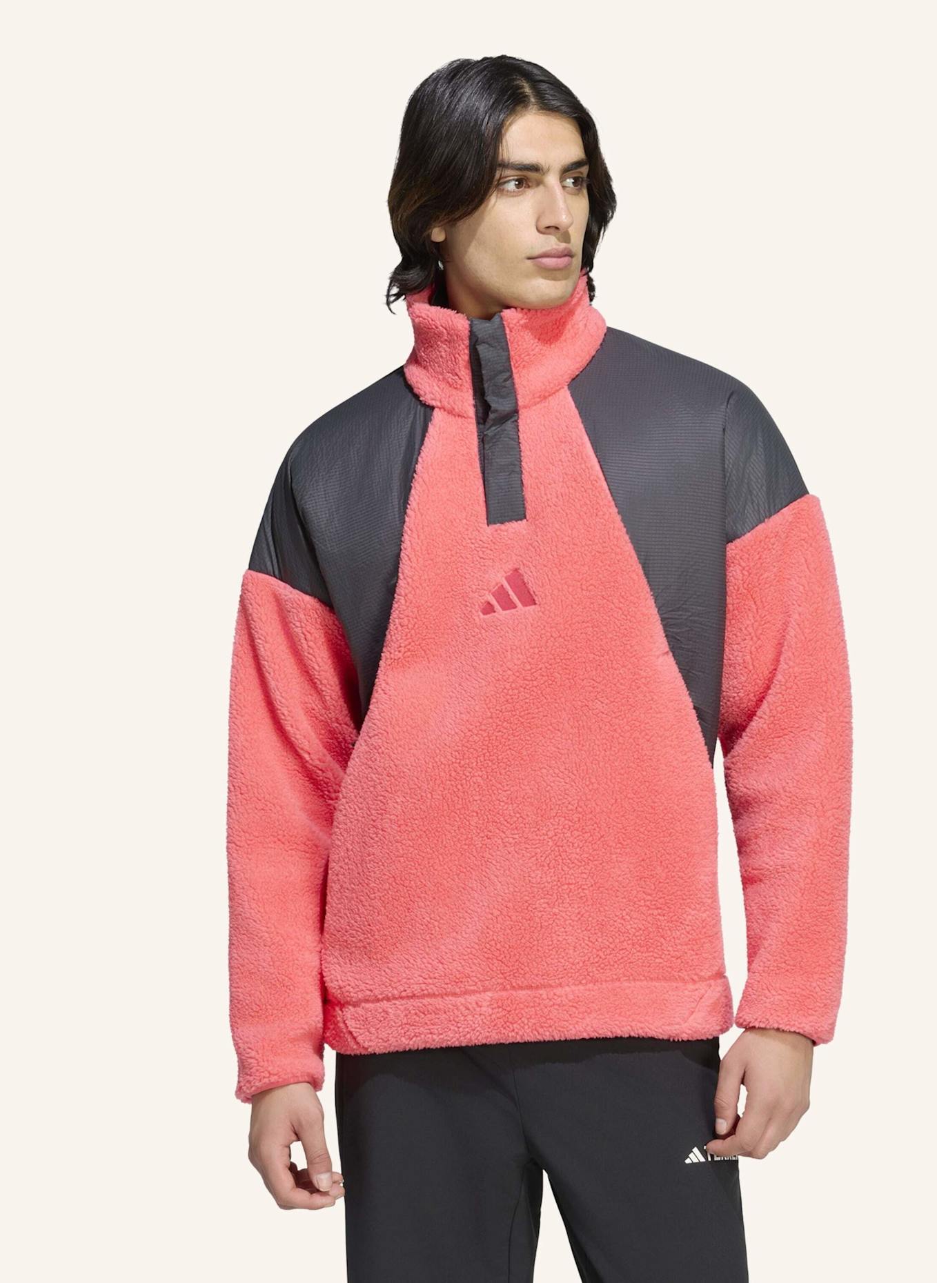 adidas TERREX TERREX XPLORIC CLIMAWARM PULLOVER, FLAUSCHIGES MATERIAL, DRUCKKNOPFVERSCHLUSS: PINK