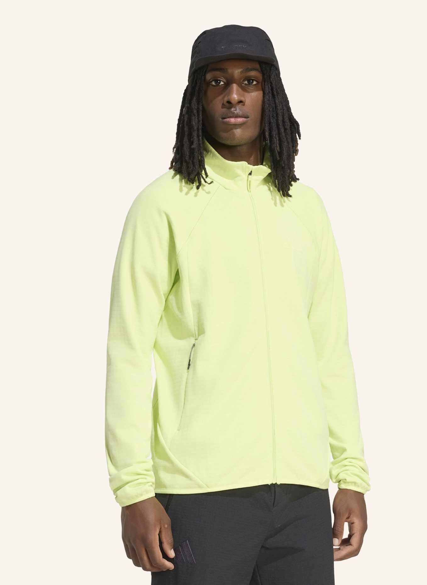 adidas TERREX TERREX XPERIOR CLIMAWARM+ VENTKNIT FLEECEJACKE: HELLGELB