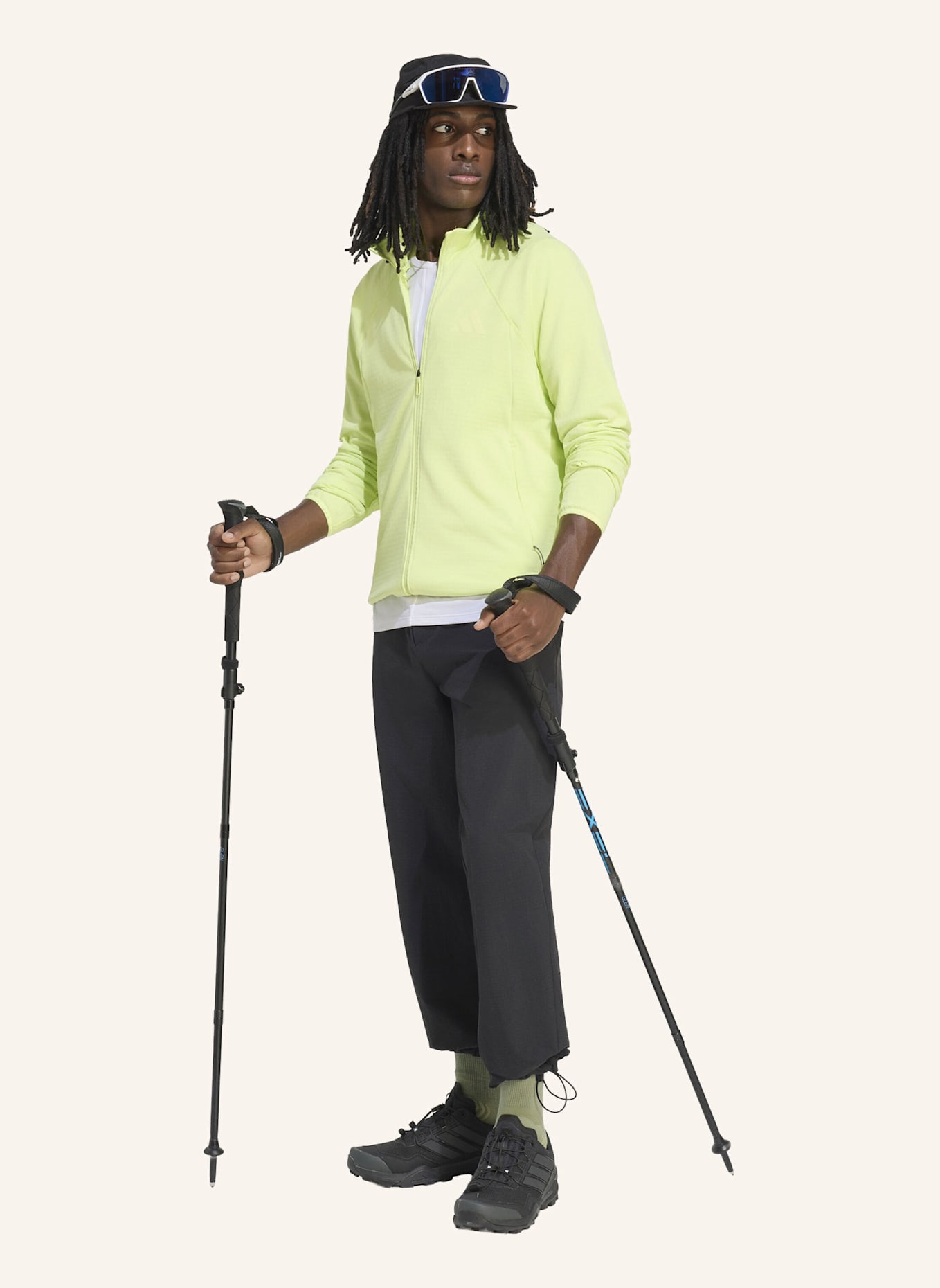 adidas TERREX TERREX XPERIOR CLIMAWARM+ VENTKNIT FLEECEJACKE: HELLGELB