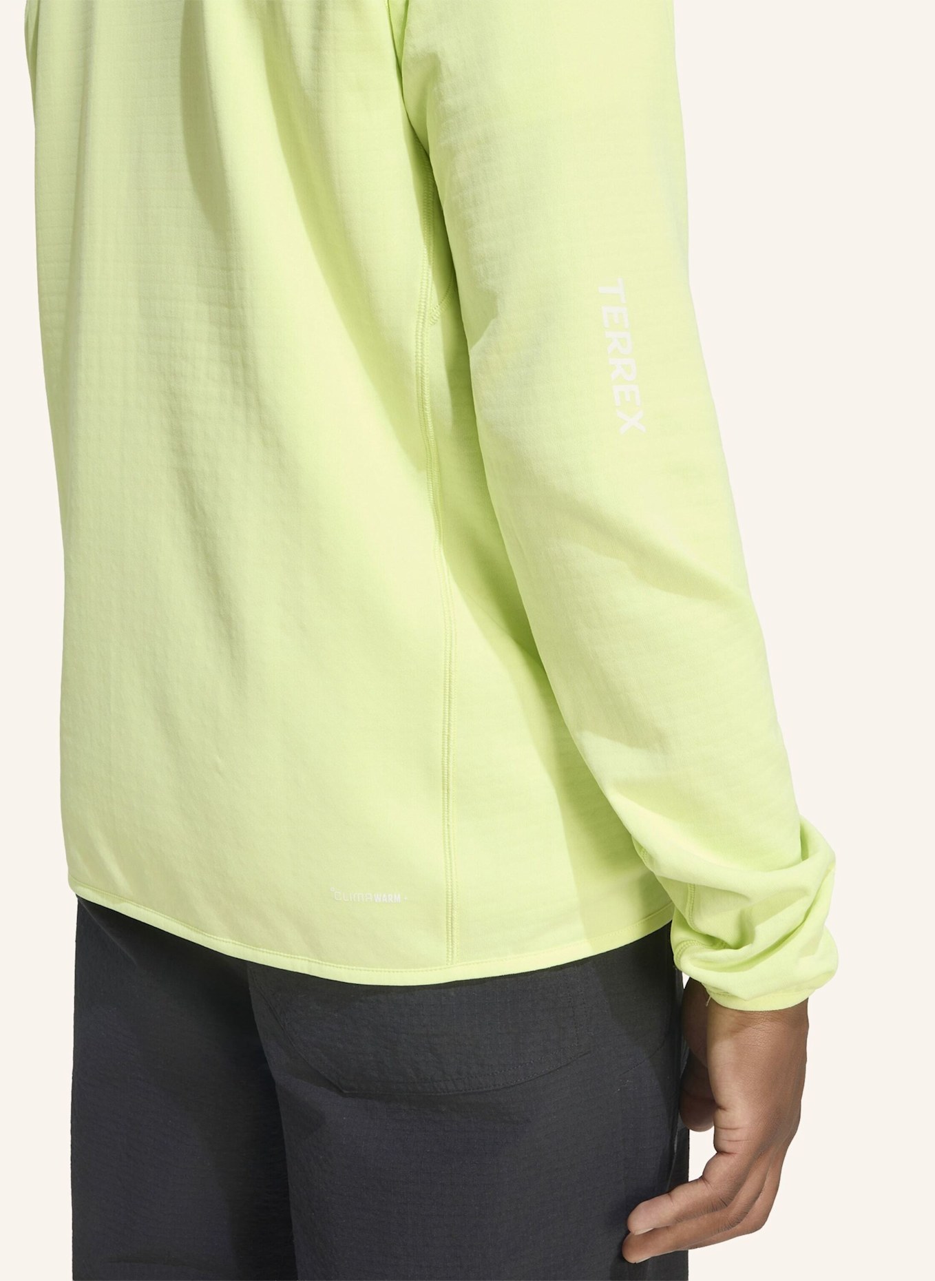 adidas TERREX TERREX XPERIOR CLIMAWARM+ VENTKNIT FLEECEJACKE: HELLGELB