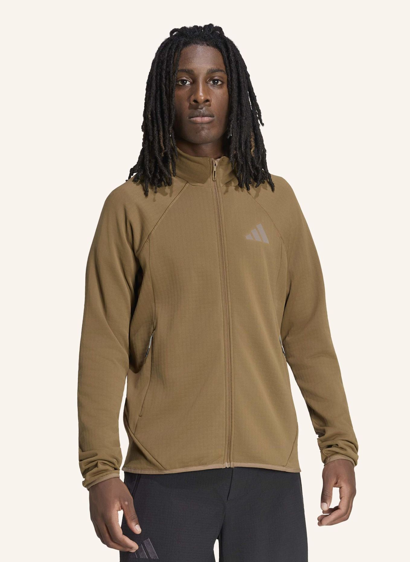 adidas TERREX TERREX XPERIOR CLIMAWARM+ VENTKNIT FLEECEJACKE: BRAUN