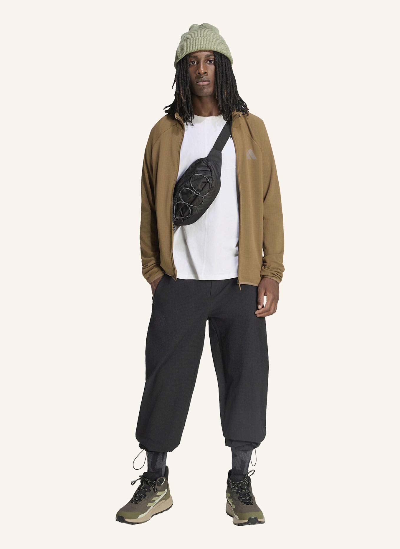 adidas TERREX TERREX XPERIOR CLIMAWARM+ VENTKNIT FLEECEJACKE: BRAUN