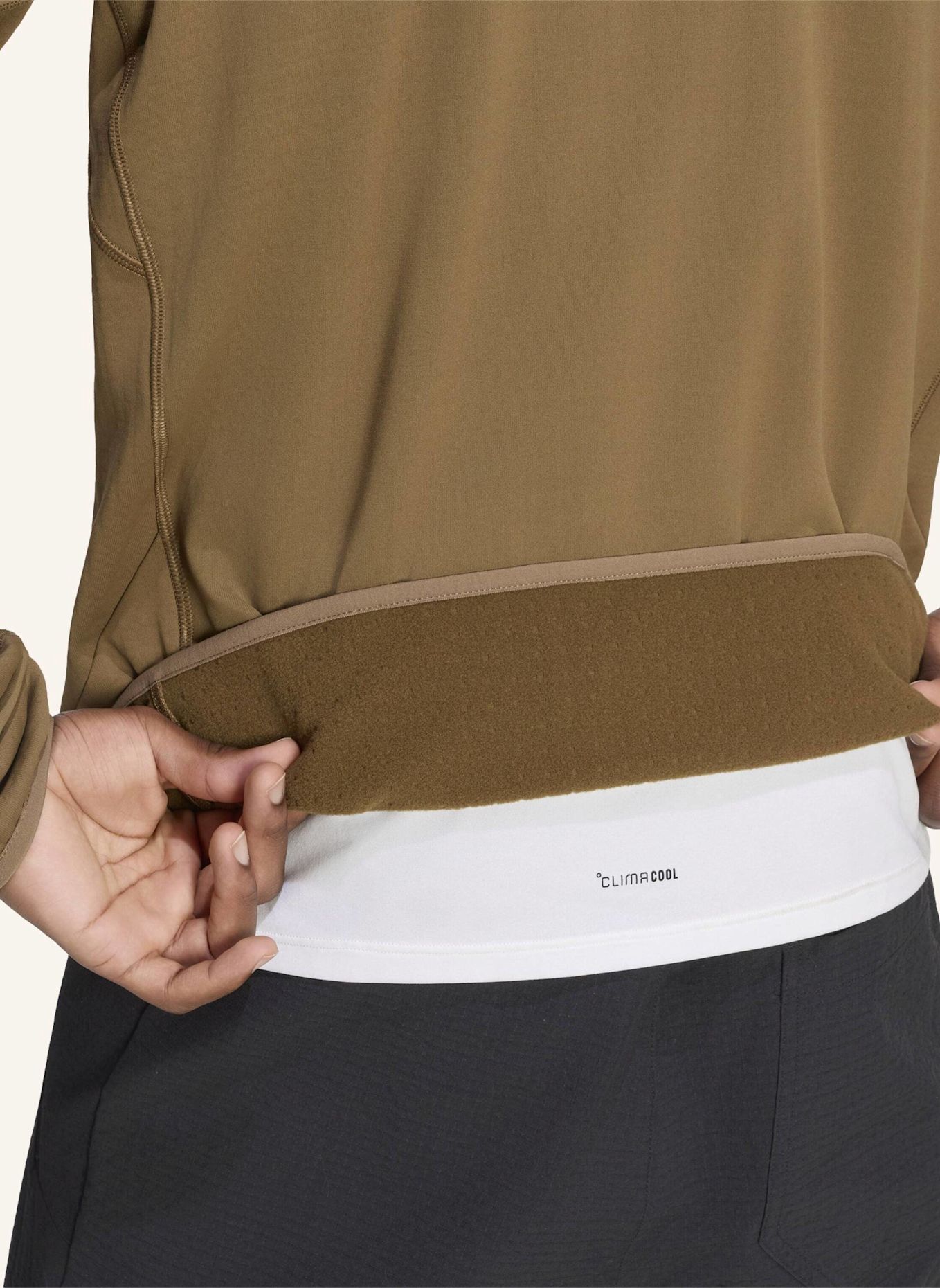 adidas TERREX TERREX XPERIOR CLIMAWARM+ VENTKNIT FLEECEJACKE: BRAUN
