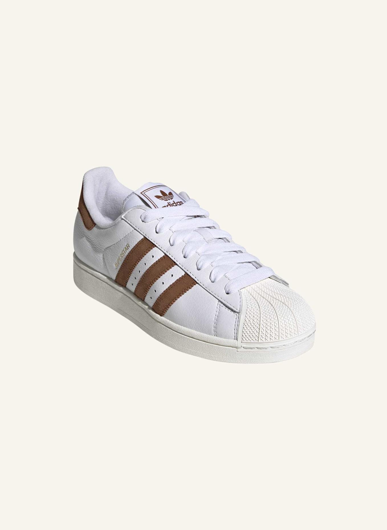 adidas Originals ADIDAS SUPERSTAR II SCHUH: WEISS / BRAUN