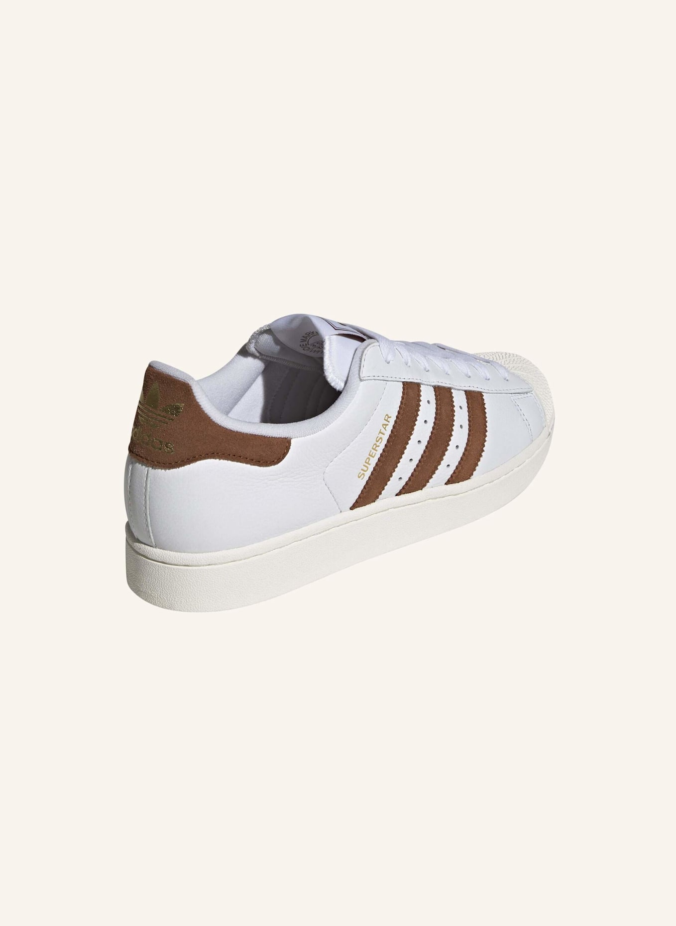 adidas Originals ADIDAS SUPERSTAR II SCHUH: WEISS / BRAUN