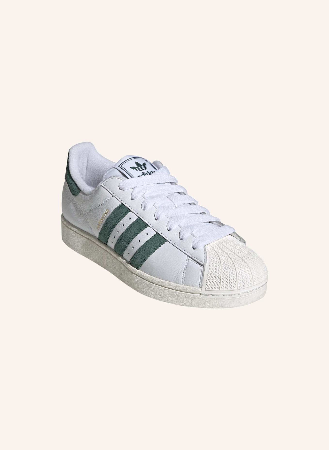 adidas Originals ADIDAS SUPERSTAR II SCHUH: WEISS/ GRÜN