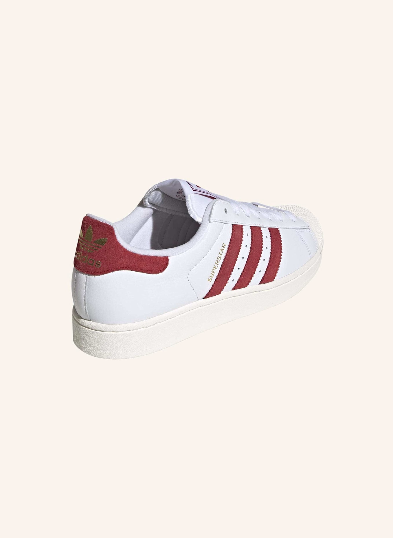 adidas Originals ADIDAS SUPERSTAR II SCHUH: WEISS/ ROT