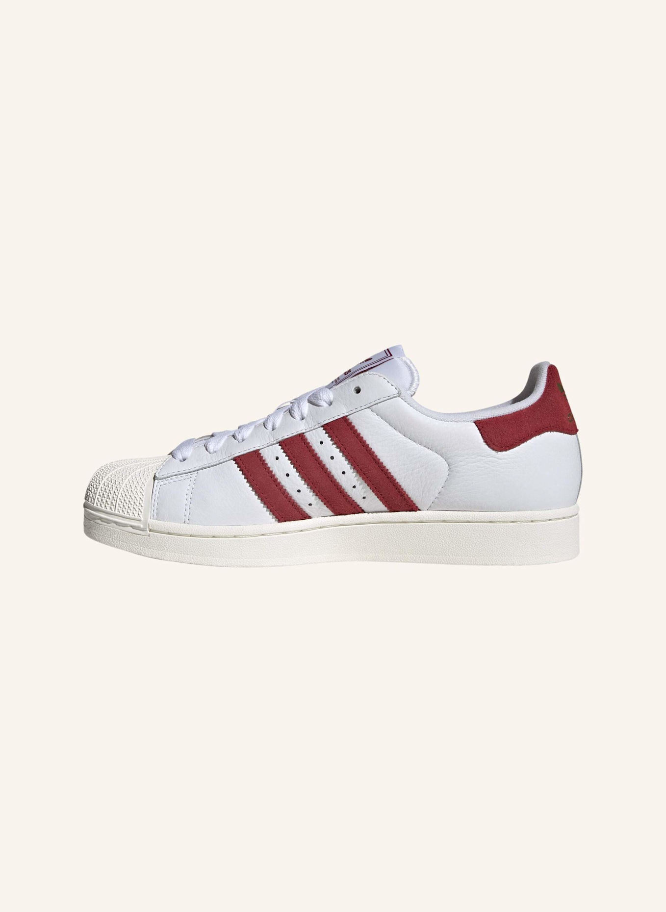 adidas Originals ADIDAS SUPERSTAR II SCHUH: WEISS/ ROT