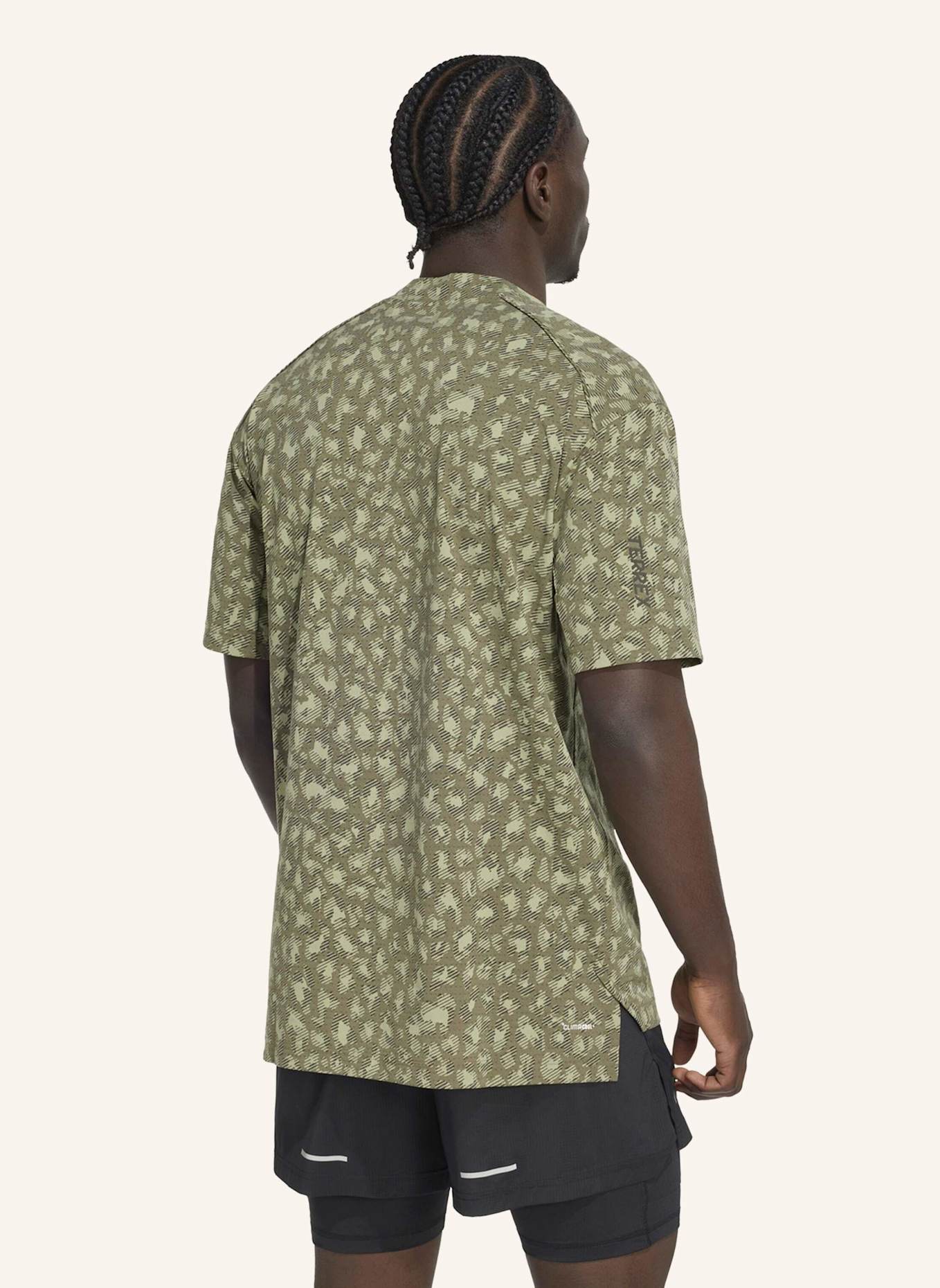 adidas TERREX TERREX XPLORIC CLIMACOOL+ TRAIL T-SHIRT, PRINT: GRÜN
