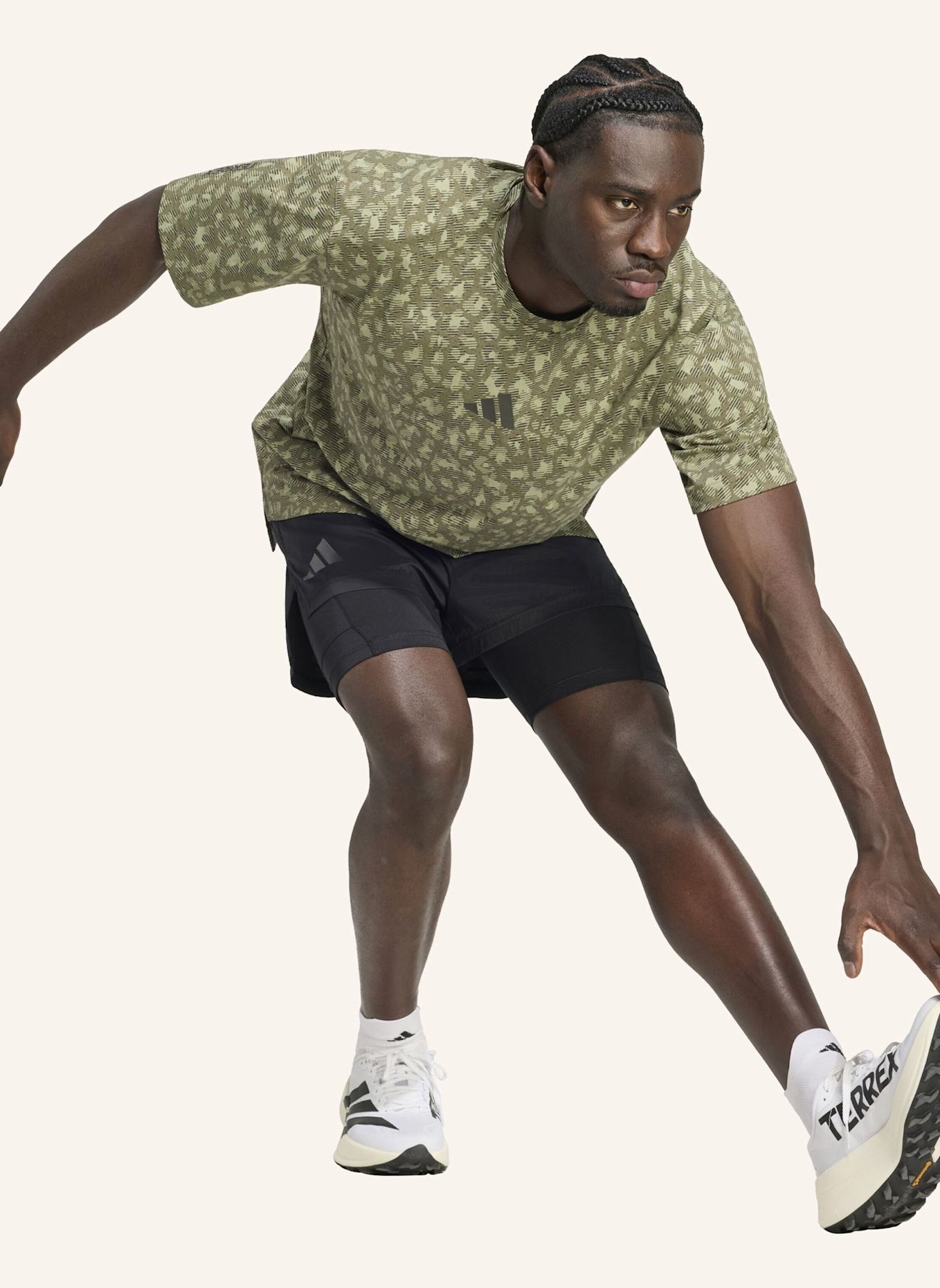 adidas TERREX TERREX XPLORIC CLIMACOOL+ TRAIL T-SHIRT, PRINT: GRÜN