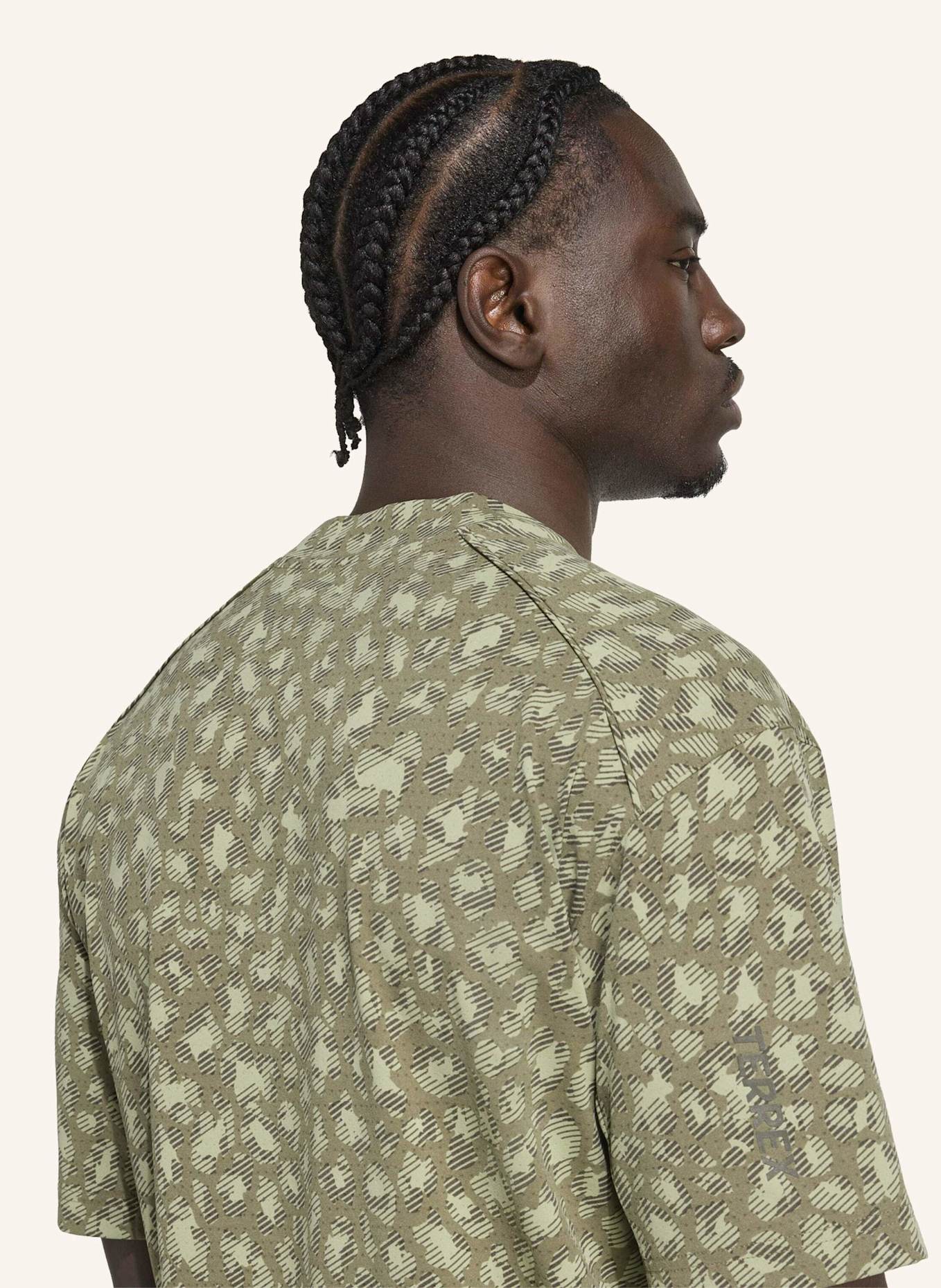 adidas TERREX TERREX XPLORIC CLIMACOOL+ TRAIL T-SHIRT, PRINT: GRÜN