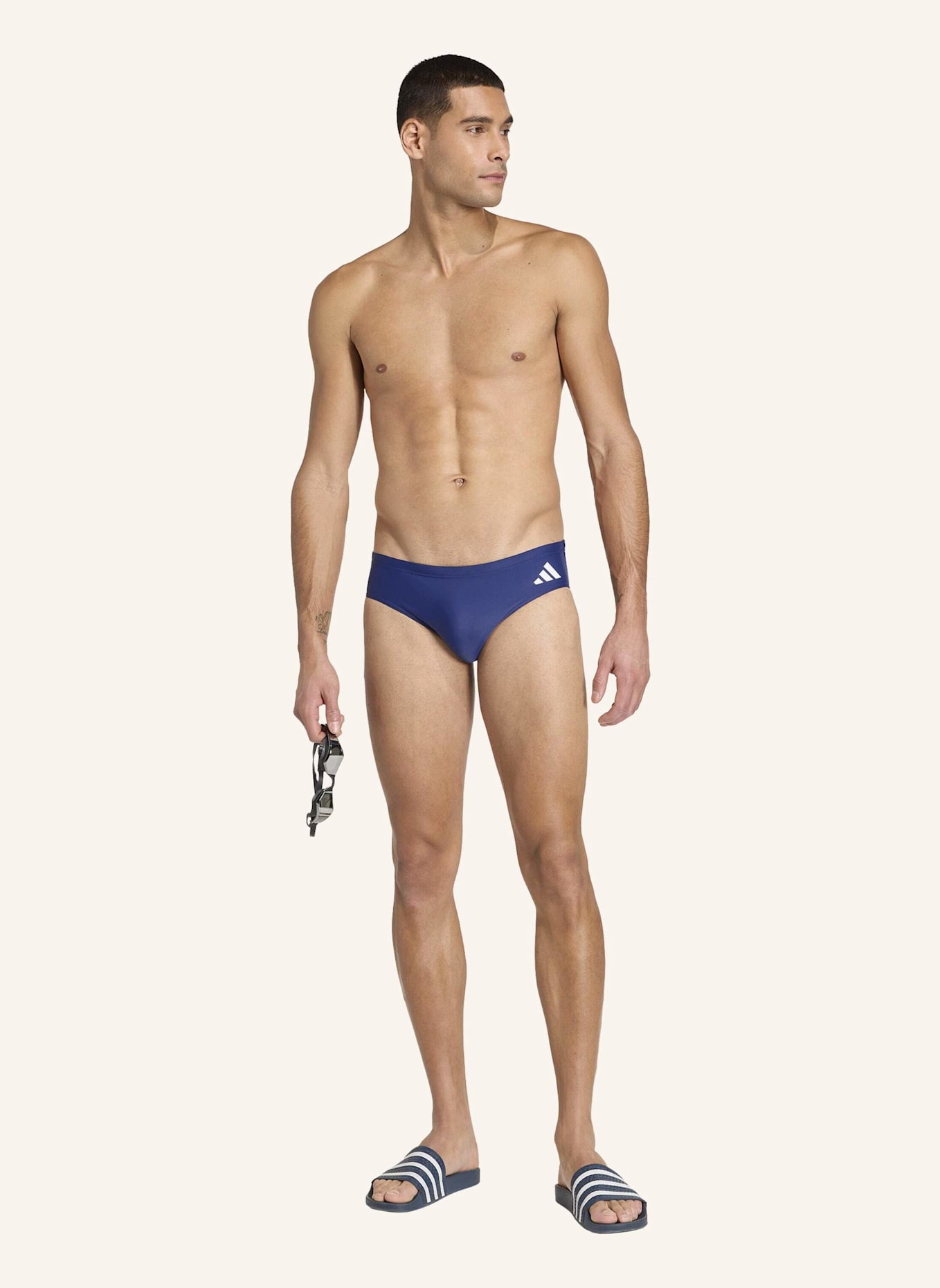 adidas SOLID SWIM TRUNKS: BLAU