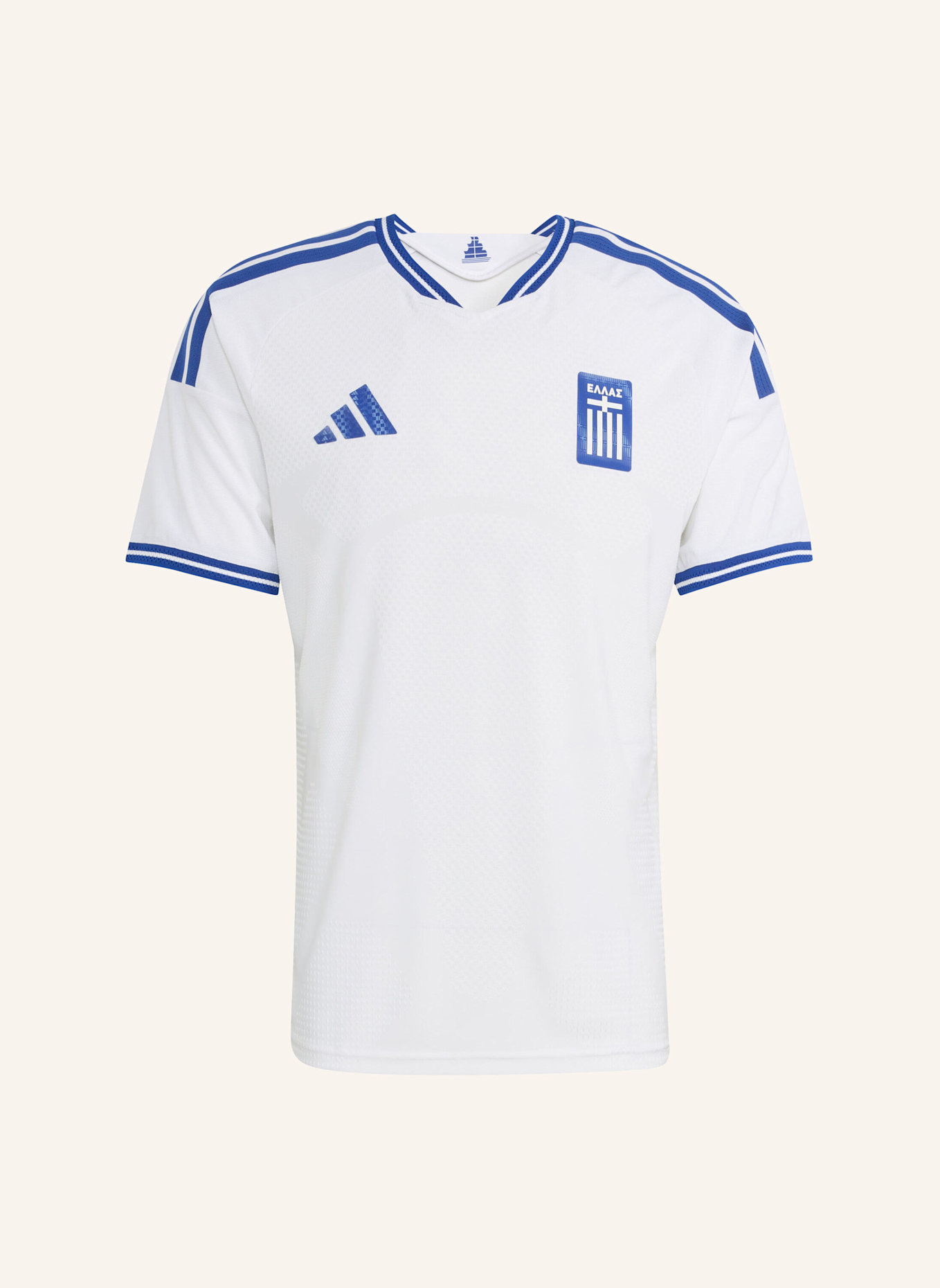 adidas GRIECHENLAND 26 AUTHENTIC HEIMTRIKOT: WEISS