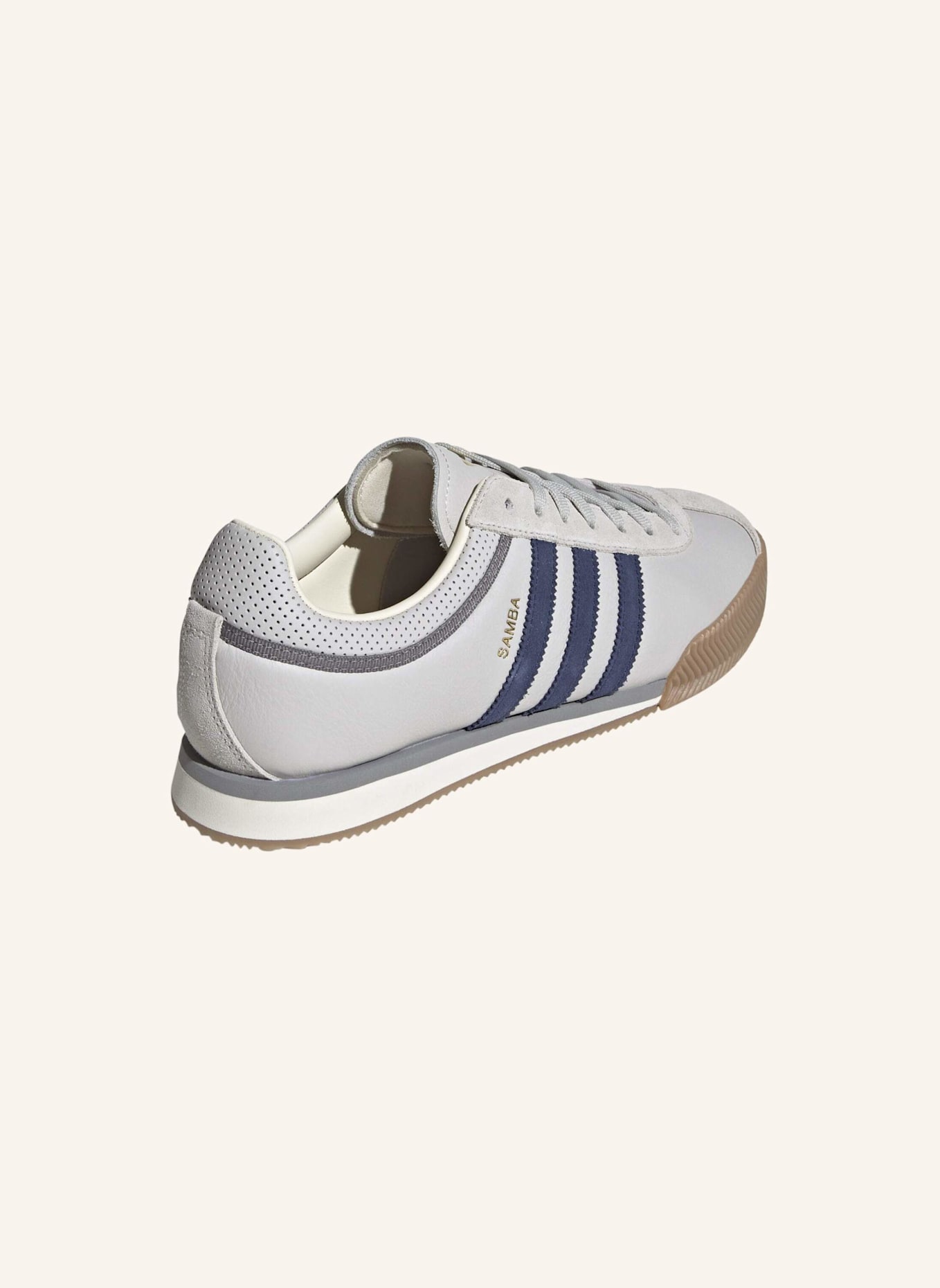 adidas Originals SAMBA 62 SUPER SCHUH: GRAU/ BLAU/ BEIGE