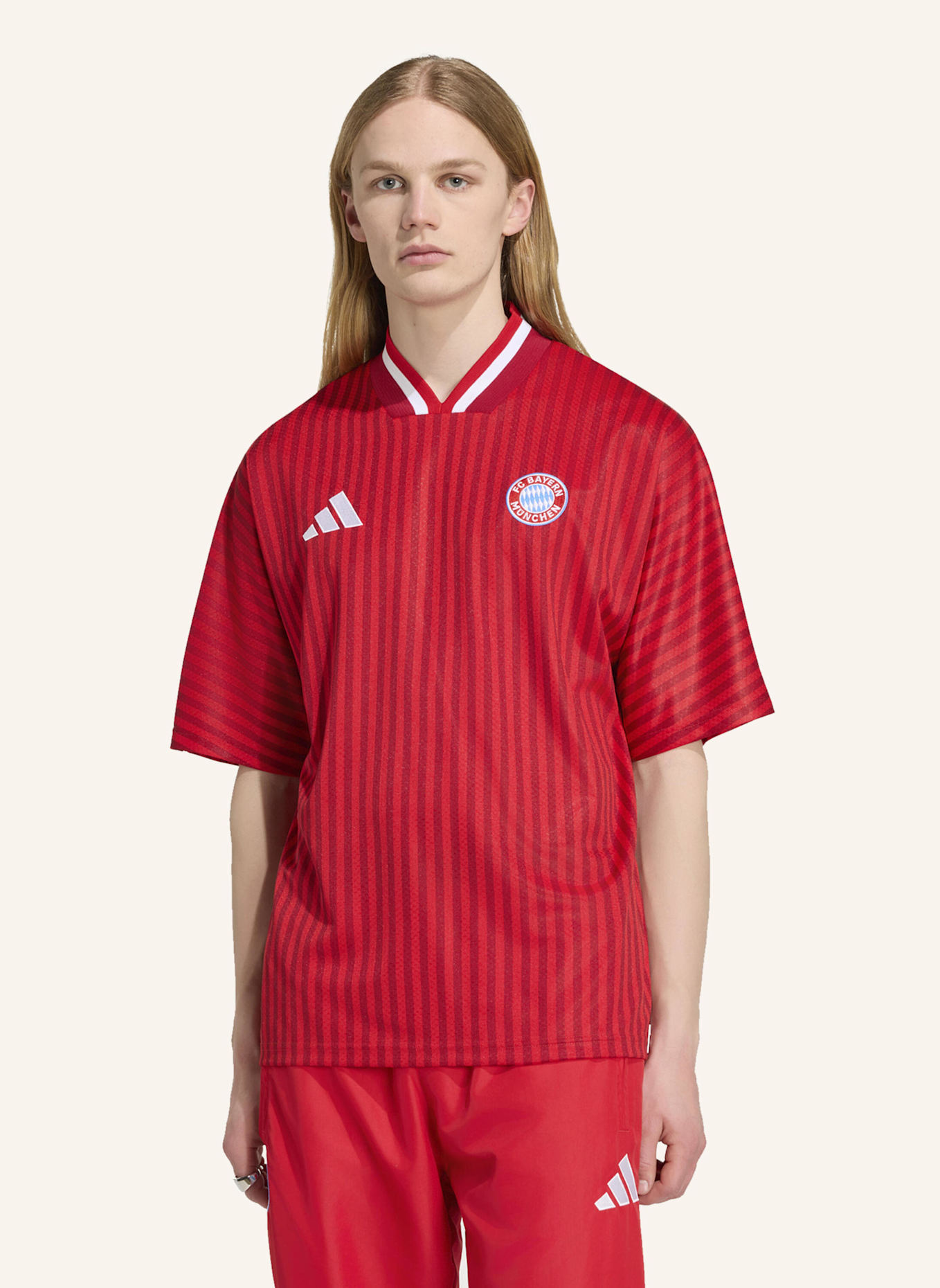 adidas FC BAYERN MÜNCHEN STADIUM TRIKOT: ROT